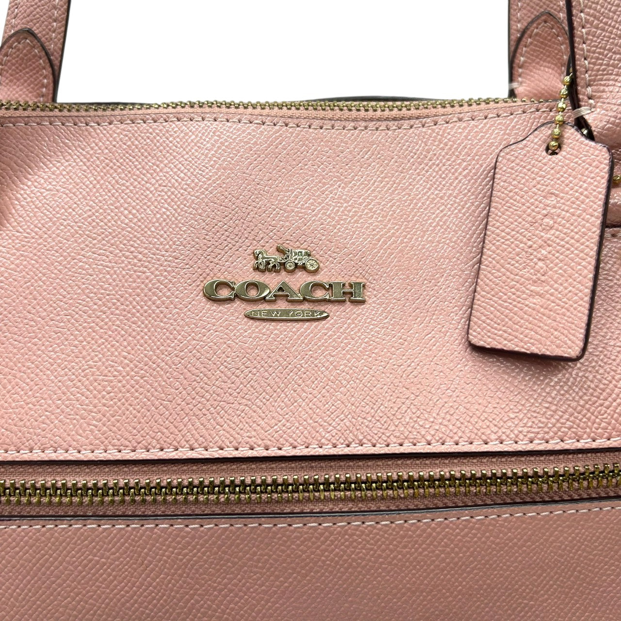 コーチ ギャラリー トートバッグ ハンドバッグ ワンショルダー レザー 本革 ピンク A4収納可 大容量 肩掛け レディース 通勤 通学 ビジネス きれいめ フェミニン 大人可愛い シンプル 定番人気 自立可 COACH F79608 U4