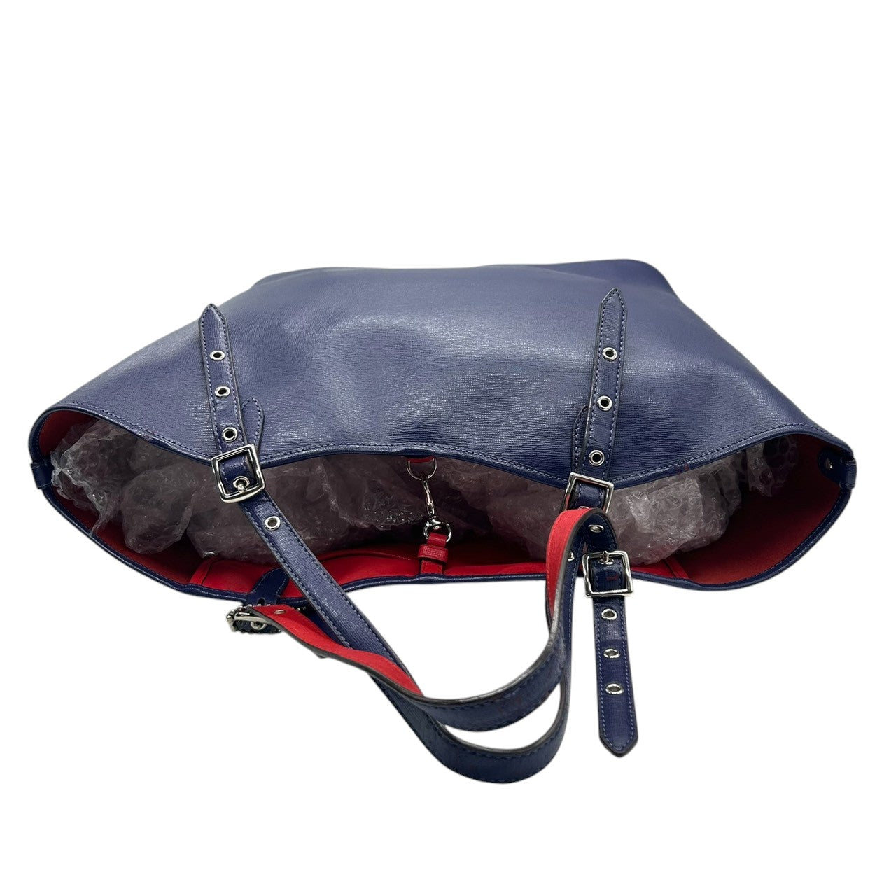 コーチ トートバッグ ショルダーバッグ レザー 本革 ネイビー レッド バイカラー A4 PC収納可 大容量 肩掛け レディース 通勤 通学 ビジネス オフィス パンチング ホースアンドキャリッジ 馬車ロゴ 自立可 スタイリッシュ COACH U4