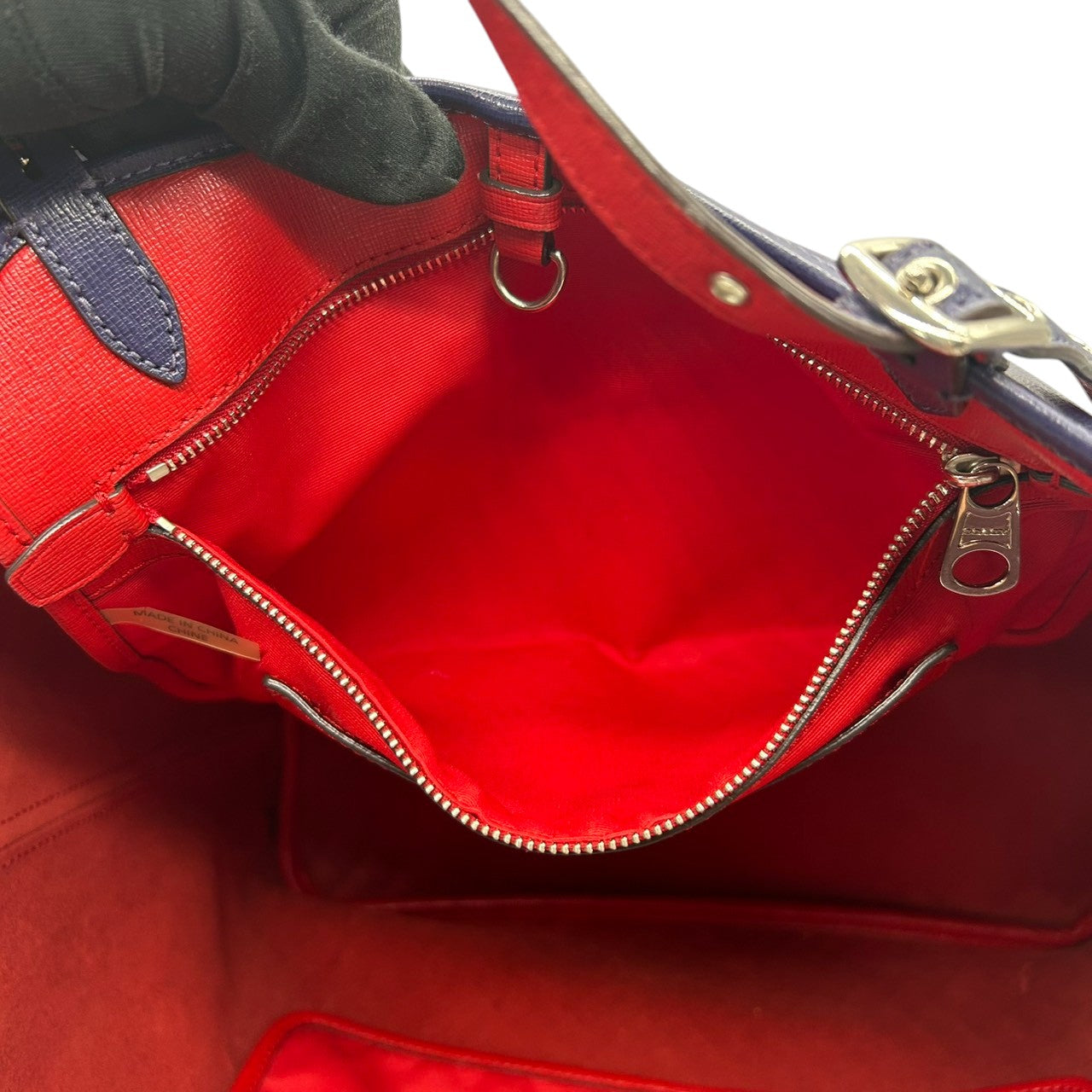 コーチ トートバッグ ショルダーバッグ レザー 本革 ネイビー レッド バイカラー A4 PC収納可 大容量 肩掛け レディース 通勤 通学 ビジネス オフィス パンチング ホースアンドキャリッジ 馬車ロゴ 自立可 スタイリッシュ COACH U4