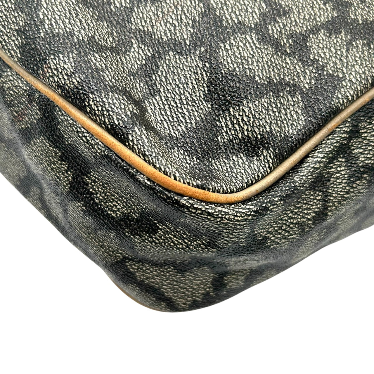 イヴサンローラン トートバッグ ワンショルダー PVC レザー YSLロゴ ジラフ柄 アニマル柄 ブラウン ベージュ A4可 大容量 肩掛け ヴィンテージ レディース クラシック エレガント YVES SAINT LAURENT s83