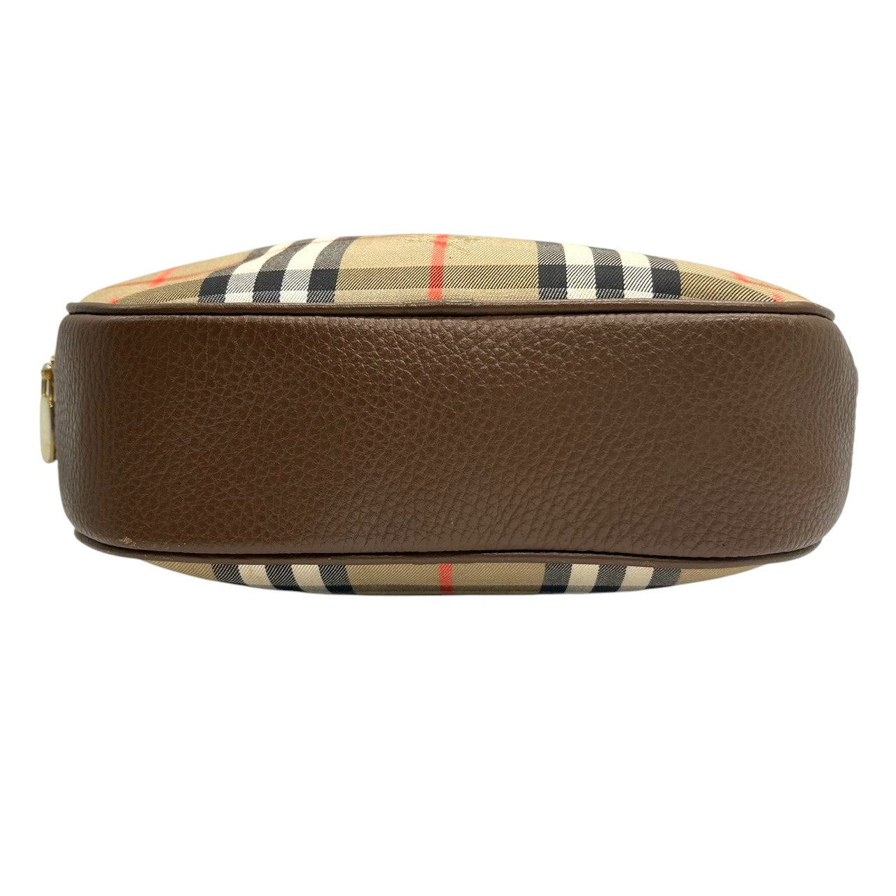 Burberrys バーバリーズ ハンドバッグ バニティバッグ ノバチェック シャドーホース キャンバス レザー ブラウン 丸型 ヴィンテージ オールド レディース コンパクト クラシック レトロ 希少 s3