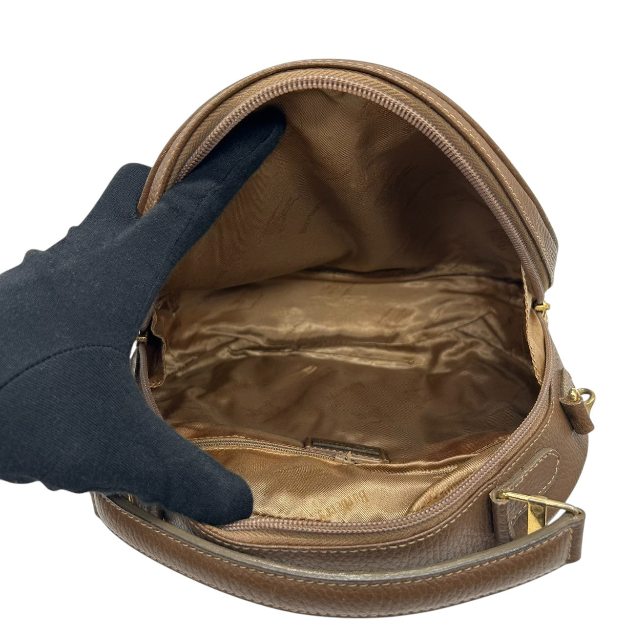 Burberrys バーバリーズ ハンドバッグ バニティバッグ ノバチェック シャドーホース キャンバス レザー ブラウン 丸型 ヴィンテージ オールド レディース コンパクト クラシック レトロ 希少 s3