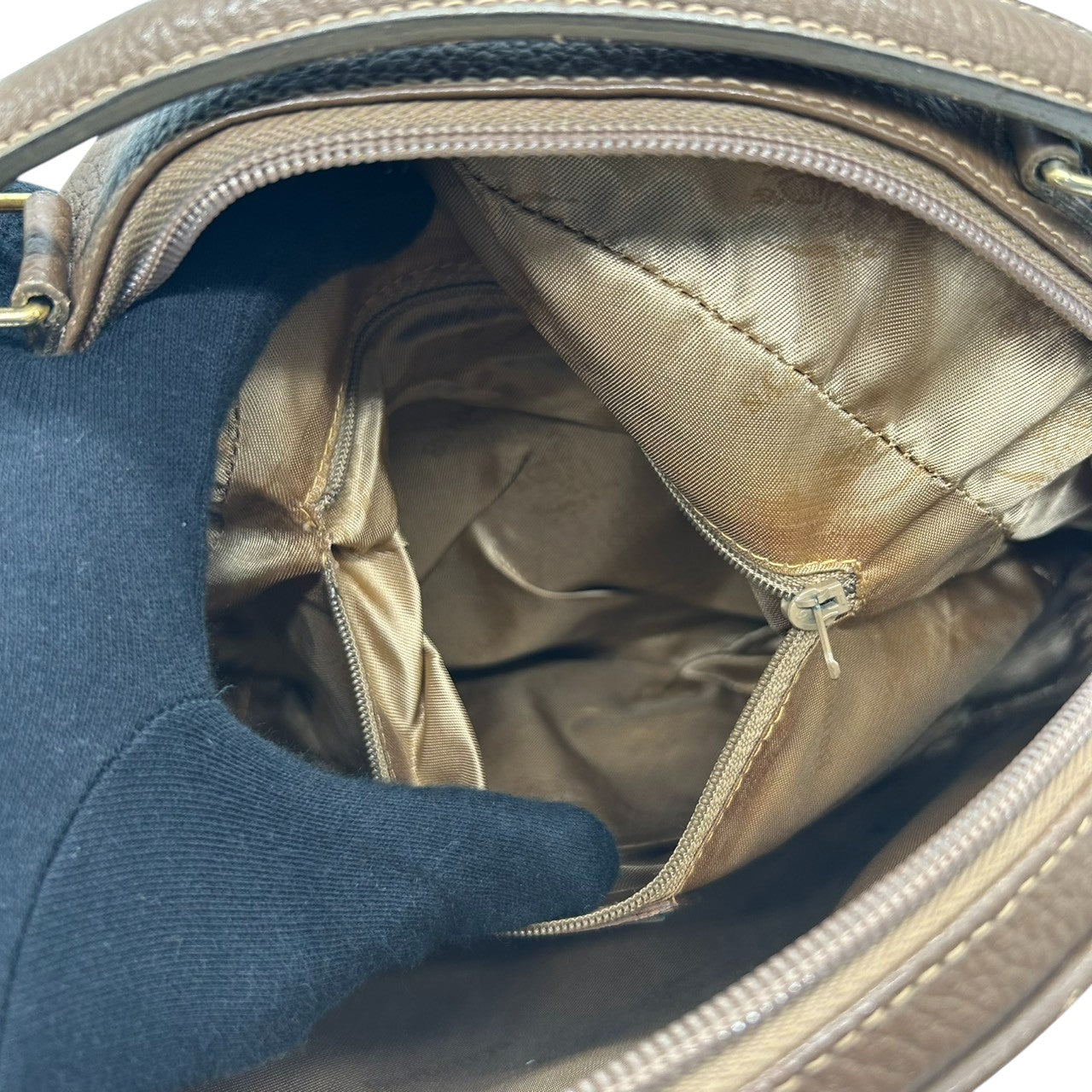 Burberrys バーバリーズ ハンドバッグ バニティバッグ ノバチェック シャドーホース キャンバス レザー ブラウン 丸型 ヴィンテージ オールド レディース コンパクト クラシック レトロ 希少 s3