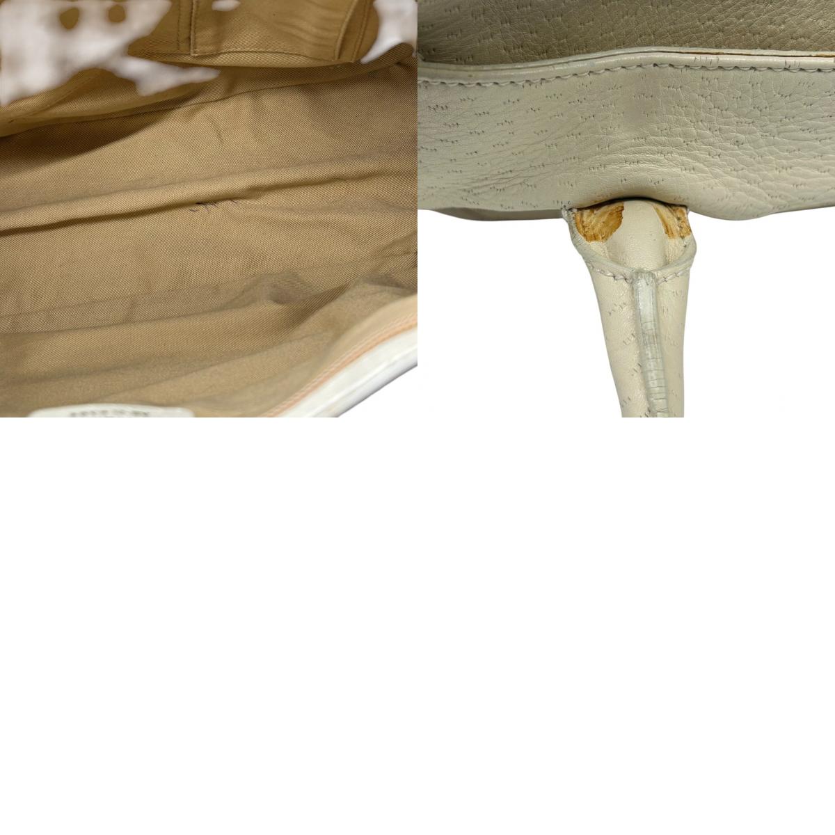 サルヴァトーレフェラガモ ハンドバッグ トートバッグ ガンチーニ レザー 本革 ホワイト系 ゴールド金具 レディース フォーマル ビジネス エレガント 上品 きれいめ 大容量 自立可 イタリア製 型番AB-21 6394 s3