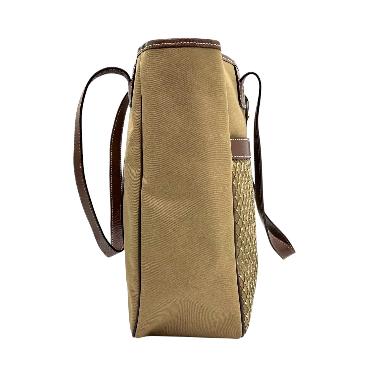 ハンティングワールド トートバッグ サファリトゥデイ ワンショルダー ナイロン レザー ブラウン デカロゴ A4収納可 大容量 肩掛け可 メンズ レディース ユニセックス 通勤 通学 定番人気モデル イタリア製 HUNTING WORLD s18