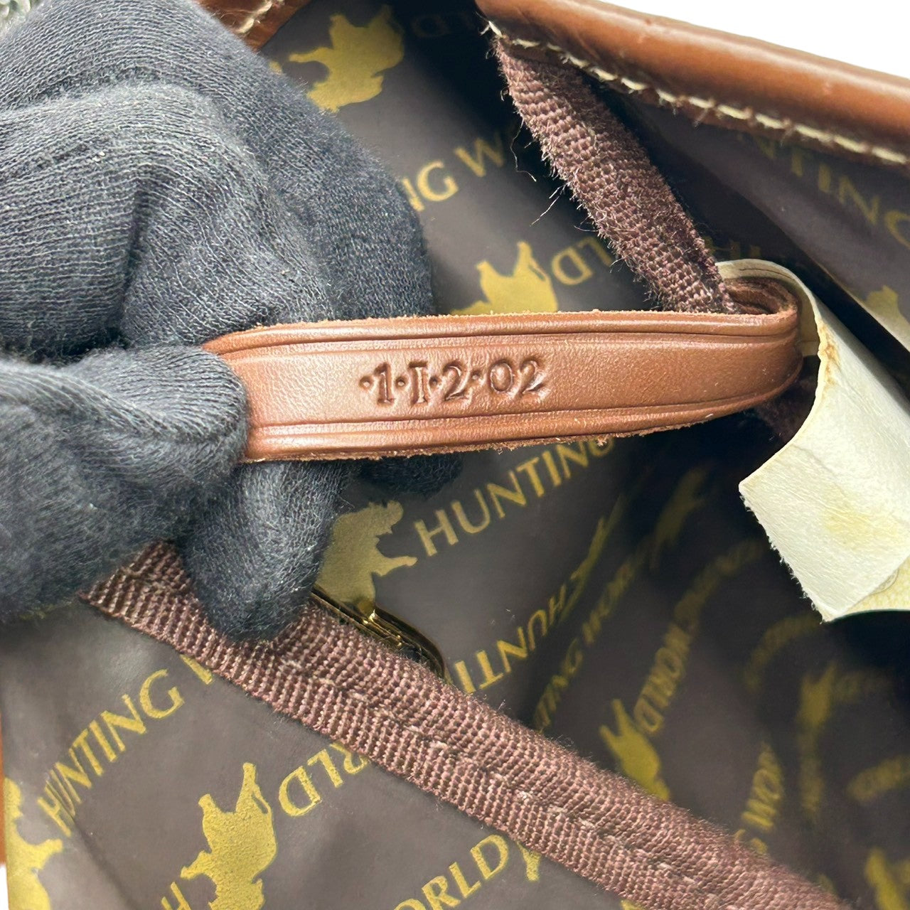 ハンティングワールド トートバッグ サファリトゥデイ ワンショルダー ナイロン レザー ブラウン デカロゴ A4収納可 大容量 肩掛け可 メンズ レディース ユニセックス 通勤 通学 定番人気モデル イタリア製 HUNTING WORLD s18