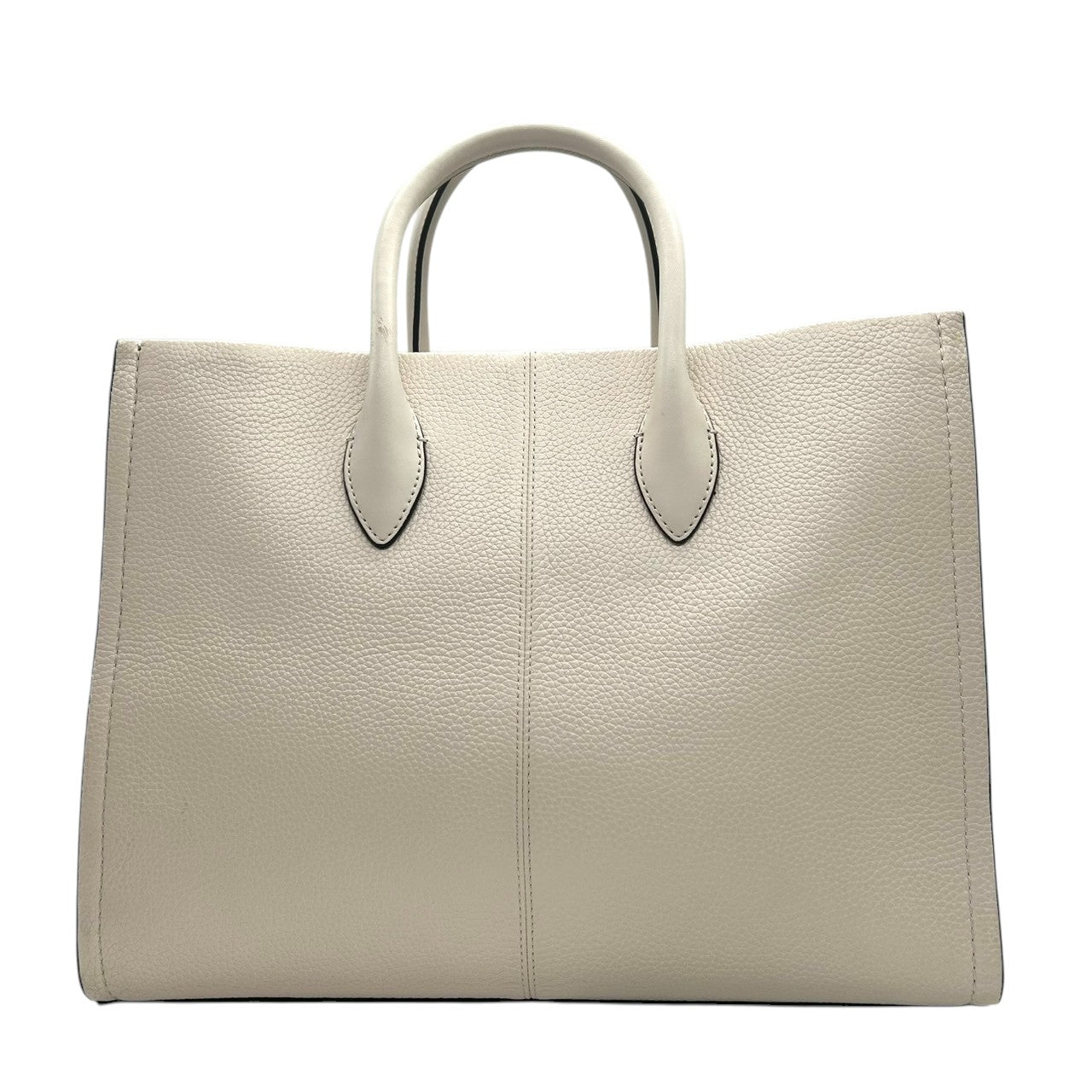 【美品】マイケルコース 2WAY トートバッグ ショルダーバッグ レザー ホワイト系 A4可 大容量 斜め掛け 肩掛け レディース 通勤 通学 ビジネス オフィス きれいめ 上品 フェミニン 自立可 MKロゴ チャーム付き MICHAEL KORS s18