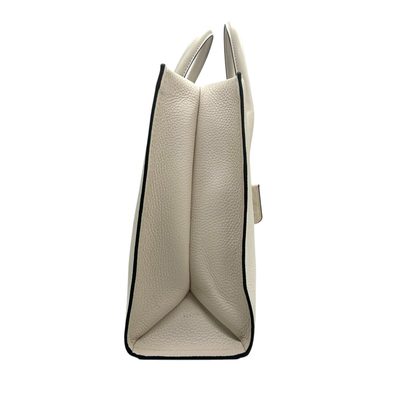 【美品】マイケルコース 2WAY トートバッグ ショルダーバッグ レザー ホワイト系 A4可 大容量 斜め掛け 肩掛け レディース 通勤 通学 ビジネス オフィス きれいめ 上品 フェミニン 自立可 MKロゴ チャーム付き MICHAEL KORS s18