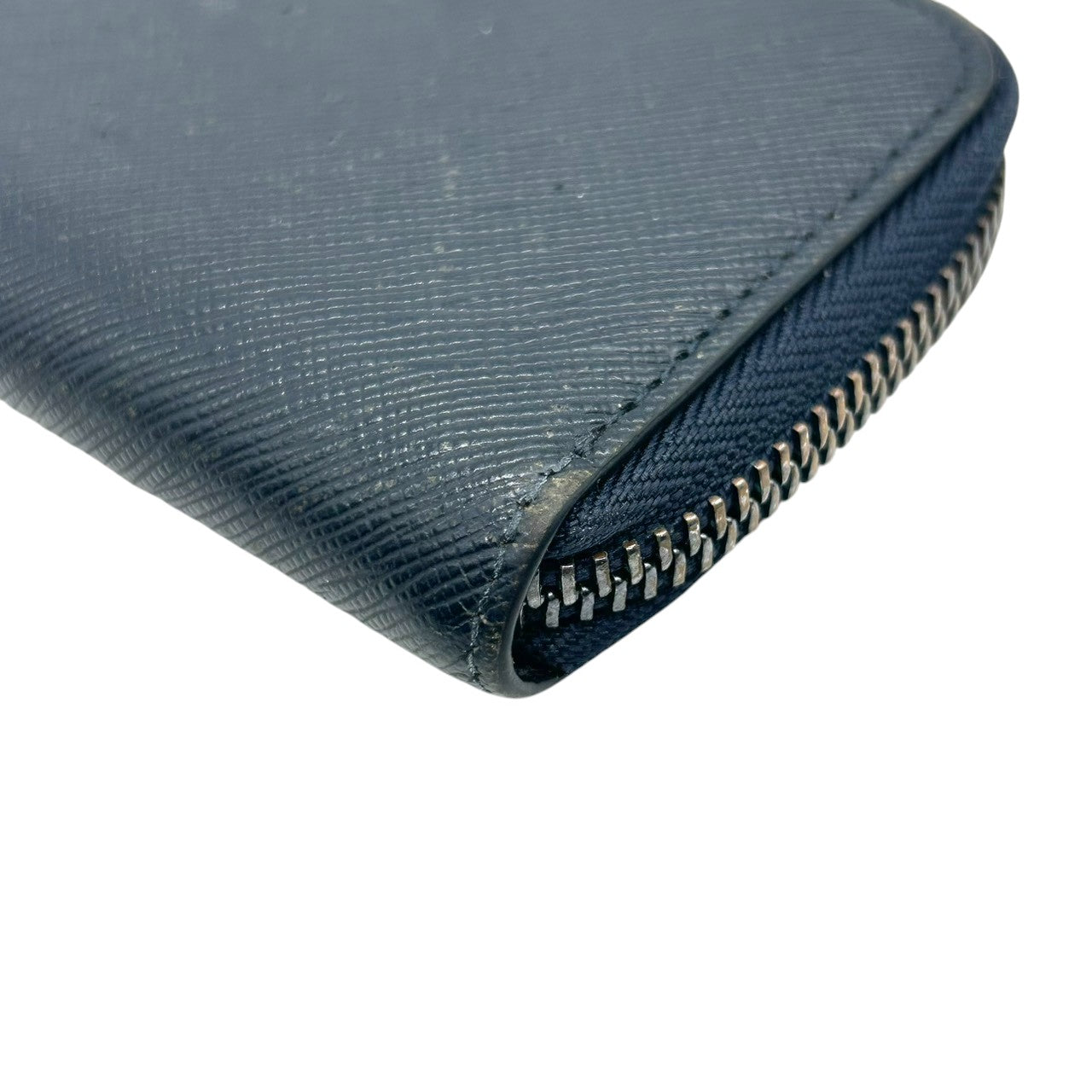 ジョルジオアルマーニ コインケース 小銭入れ L字ファスナー ミニ財布 サフィアーノレザー 本革 ネイビー 紺 GAロゴ メンズ レディース ユニセックス ビジネス フォーマル 上品 高級 イタリア製 GIORGIO ARMANI w2