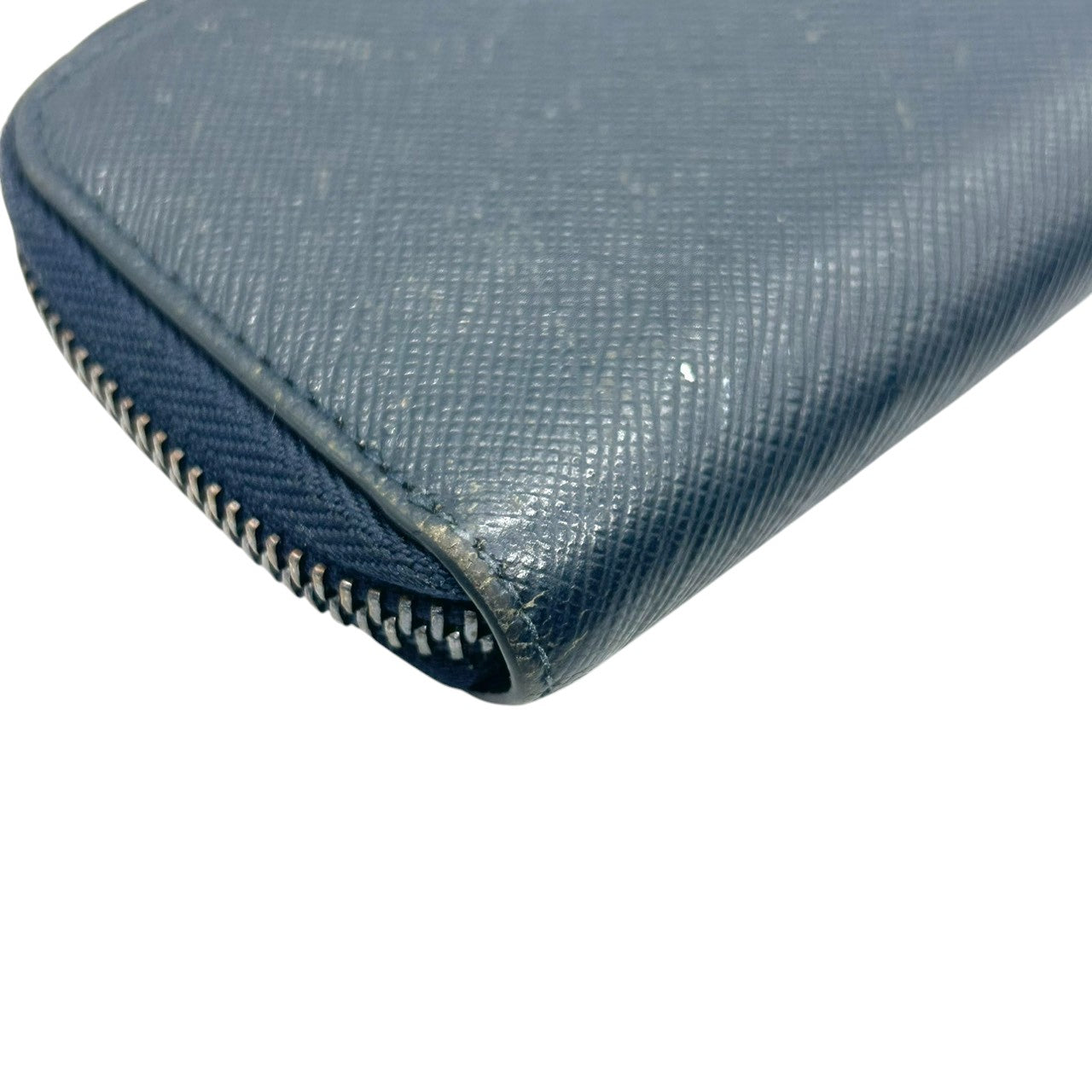 ジョルジオアルマーニ コインケース 小銭入れ L字ファスナー ミニ財布 サフィアーノレザー 本革 ネイビー 紺 GAロゴ メンズ レディース ユニセックス ビジネス フォーマル 上品 高級 イタリア製 GIORGIO ARMANI w2