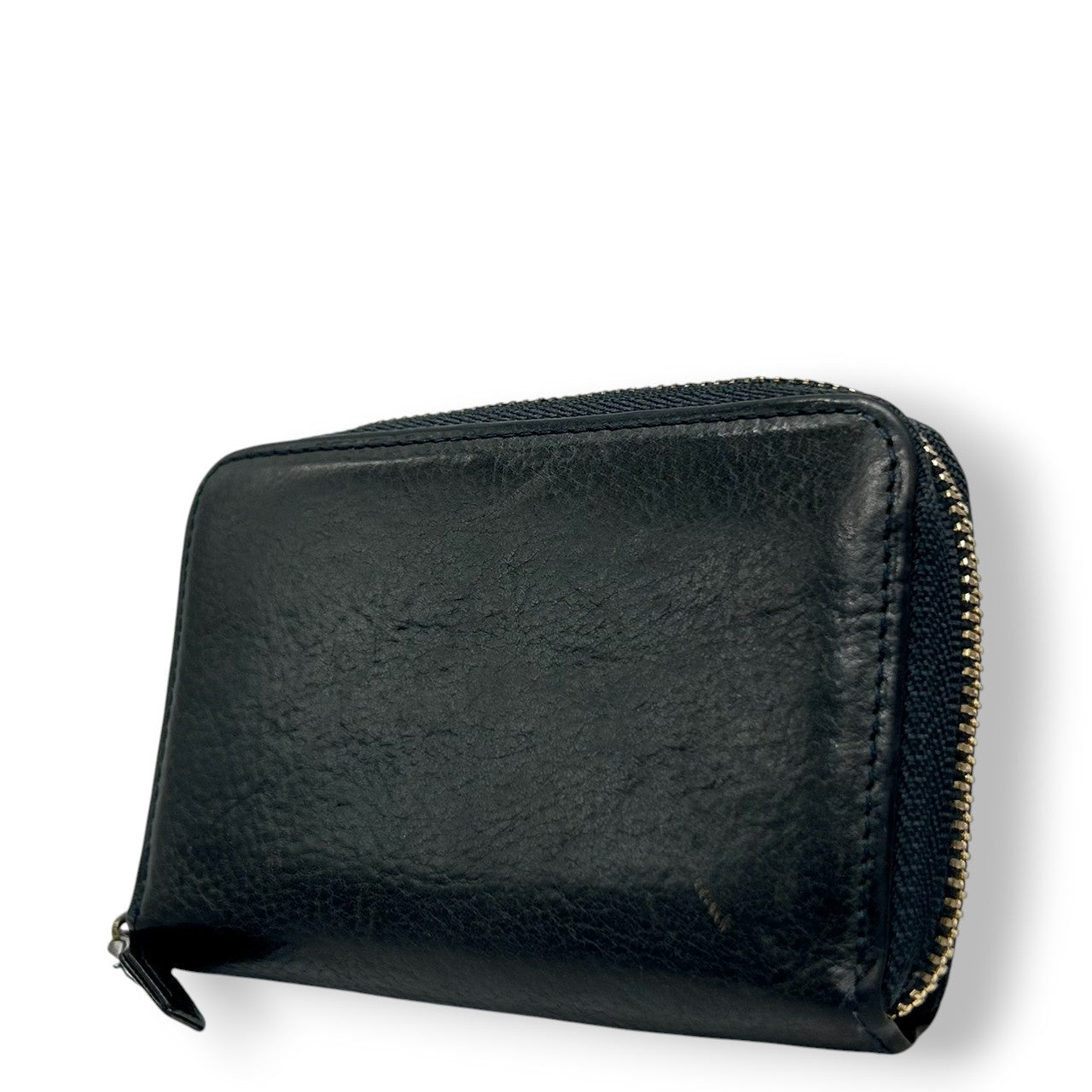 ココマイスター マットーネ オリヴェートコインパース 小銭入れ ラウンドファスナー レザー 本革 ブラック メンズ ビジネス カジュアル 上品 高級 日本製 職人技 経年変化 エイジング ミニ財布 コンパクトウォレット COCOMEISTER w2