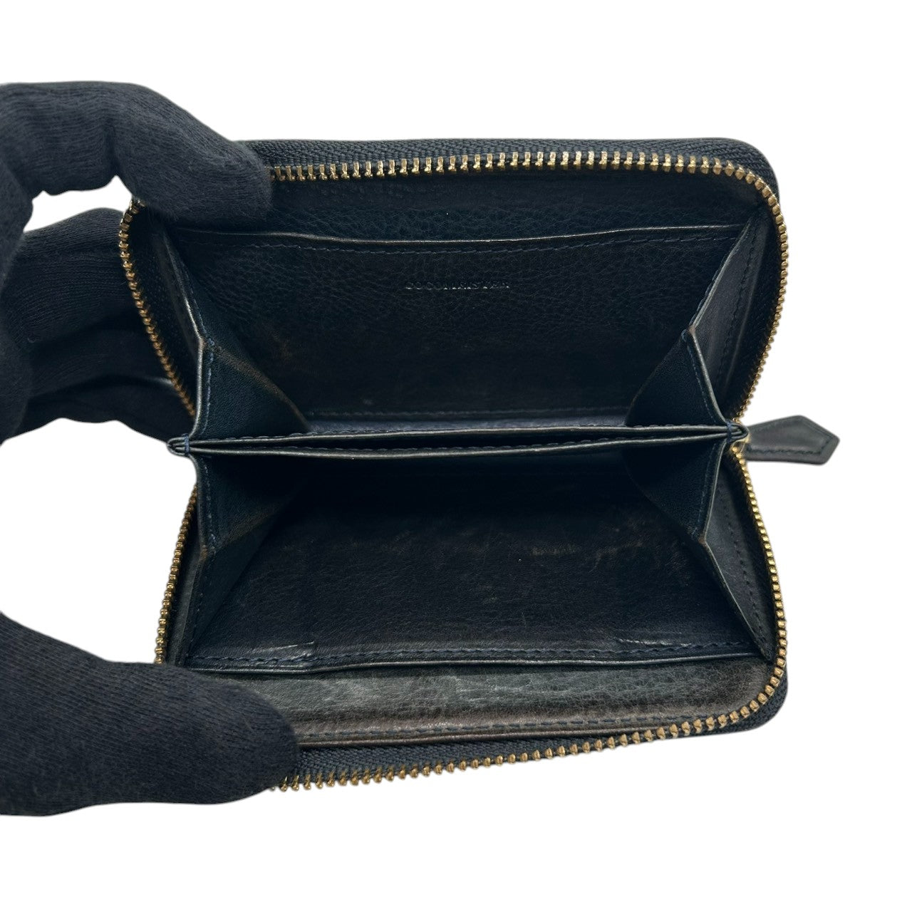 ココマイスター マットーネ オリヴェートコインパース 小銭入れ ラウンドファスナー レザー 本革 ブラック メンズ ビジネス カジュアル 上品 高級 日本製 職人技 経年変化 エイジング ミニ財布 コンパクトウォレット COCOMEISTER w2