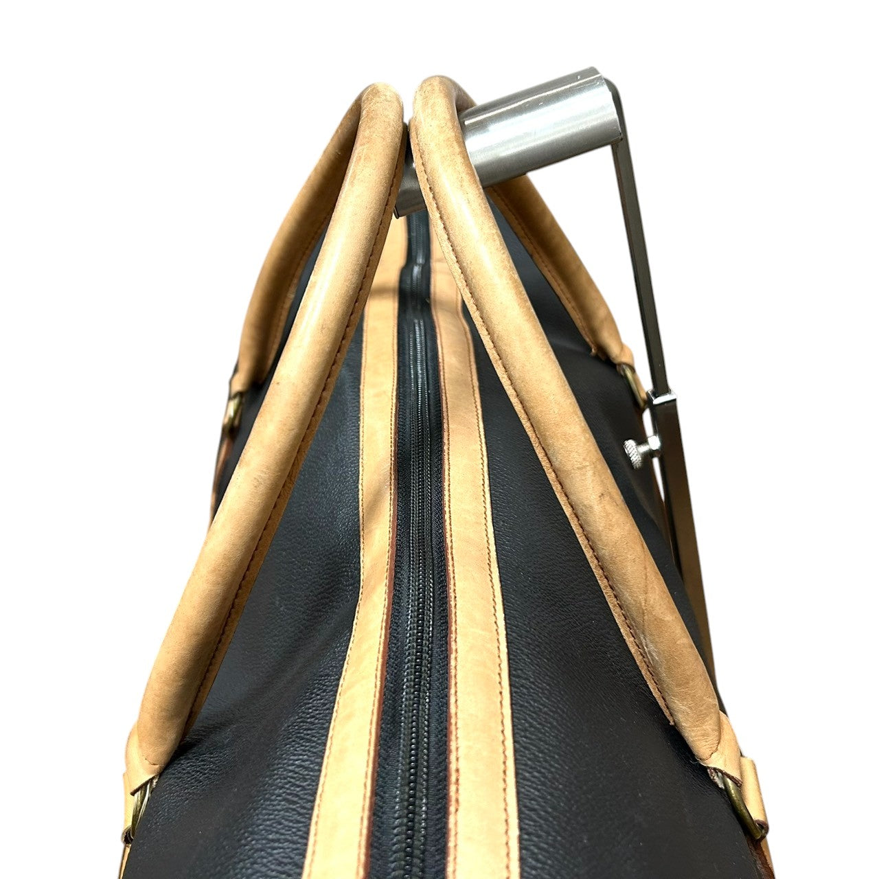 Burberrys バーバリーズ ボストンバッグ 旅行バッグ 大容量 ホースロゴ 騎士ロゴ レザー 本革 ブラック ブラウン メンズ レディース ユニセックス ヴィンテージ ビンテージ オールド イタリア製 出張 ゴルフ 希少 レア X3