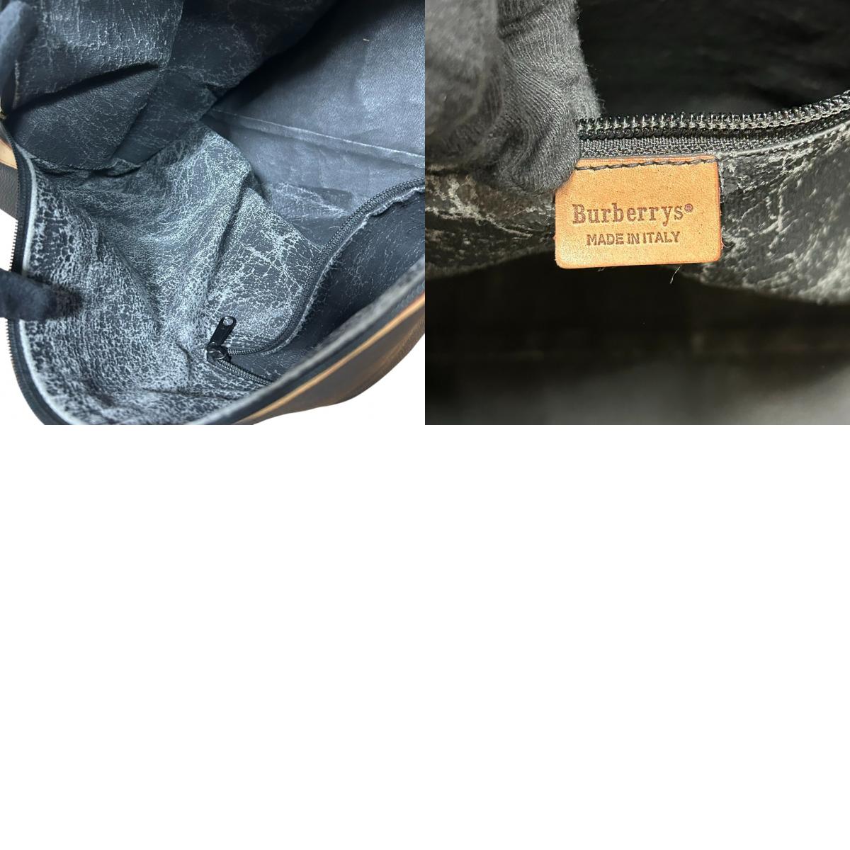 Burberrys バーバリーズ ボストンバッグ 旅行バッグ 大容量 ホースロゴ 騎士ロゴ レザー 本革 ブラック ブラウン メンズ レディース ユニセックス ヴィンテージ ビンテージ オールド イタリア製 出張 ゴルフ 希少 レア X3