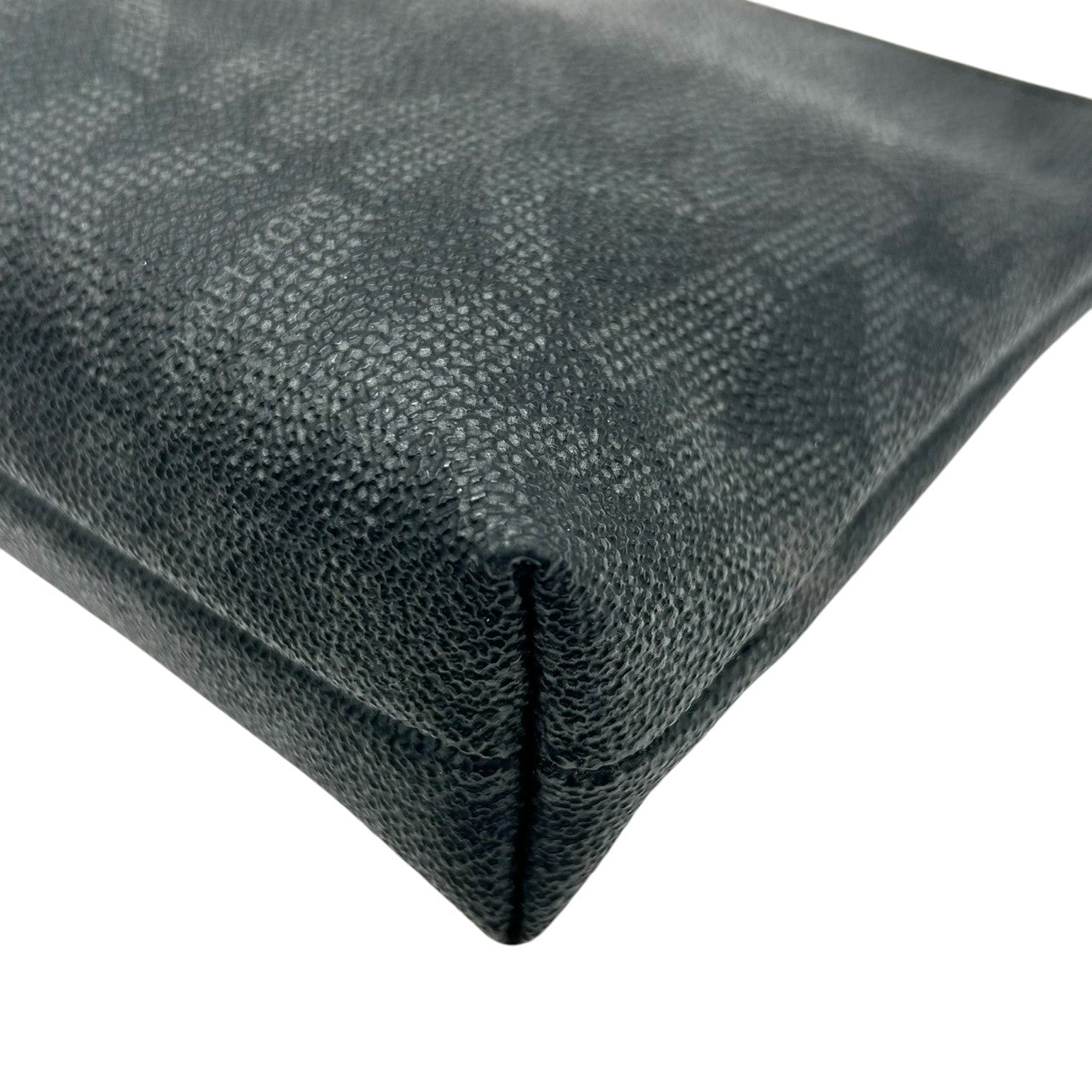 【未使用級／美品】マイケルコース シグネチャー ポーチ ブラック PVC MKロゴプレート 化粧ポーチ コスメポーチ 小物入れ トラベルポーチ 総柄 レディース MICHAEL KORS エレガント スタイリッシュ トップジップ w2