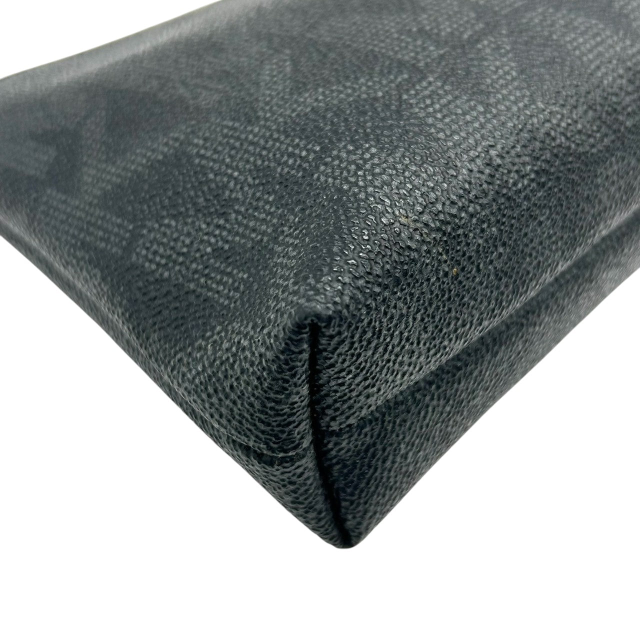 【未使用級／美品】マイケルコース シグネチャー ポーチ ブラック PVC MKロゴプレート 化粧ポーチ コスメポーチ 小物入れ トラベルポーチ 総柄 レディース MICHAEL KORS エレガント スタイリッシュ トップジップ w2