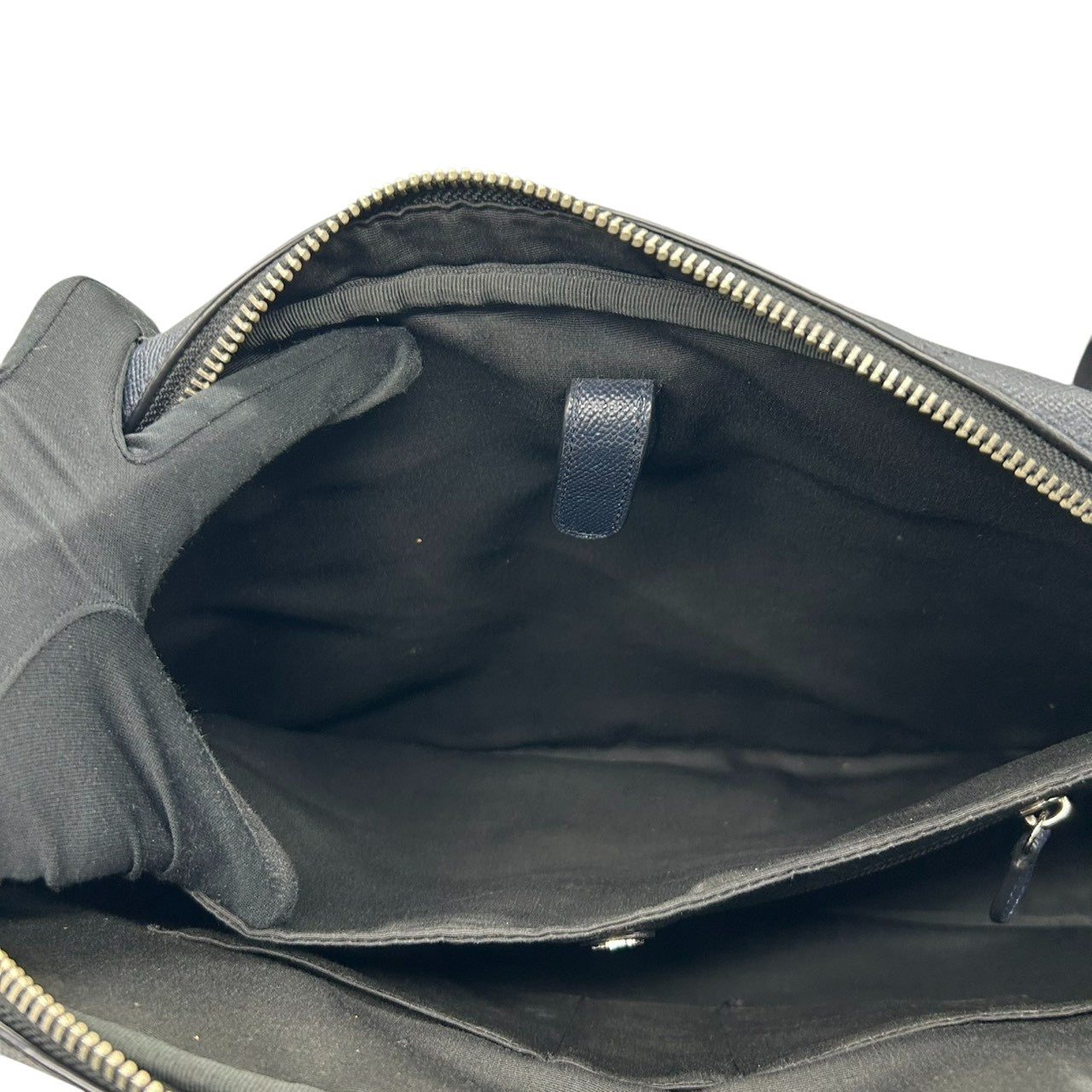 コーチ メトロポリタン 2WAY ビジネスバッグ F59057 ブリーフケース クロスグレインレザー ネイビー メンズ A4 PC収納可 通勤 書類鞄 COACH 斜め掛け クロスボディ 自立可 大容量 ショルダーバッグ X2