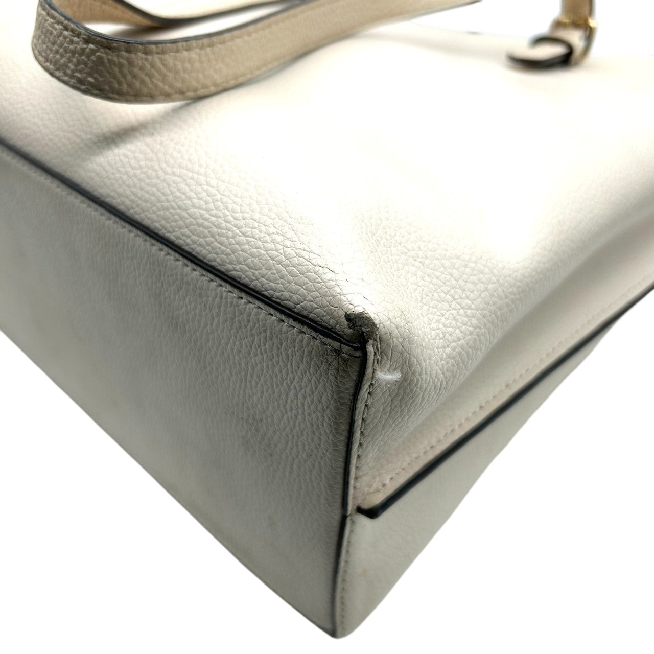 コーチ COACH マーケットトート 1671 レザー トートバッグ ショルダーバッグ A4ファイル収納可能 肩掛け可 通勤通学 ビジネス 大容量 自立可 ホワイト アイボリー レディース シンプル エレガント M2040-1671 s12