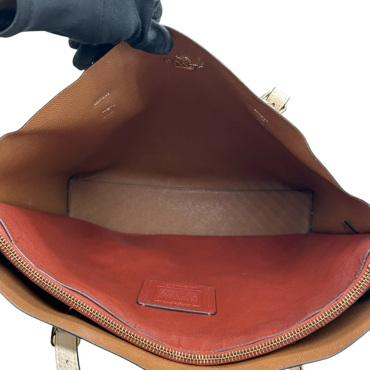 コーチ COACH マーケットトート 1671 レザー トートバッグ ショルダーバッグ A4ファイル収納可能 肩掛け可 通勤通学 ビジネス 大容量 自立可 ホワイト アイボリー レディース シンプル エレガント M2040-1671 s12