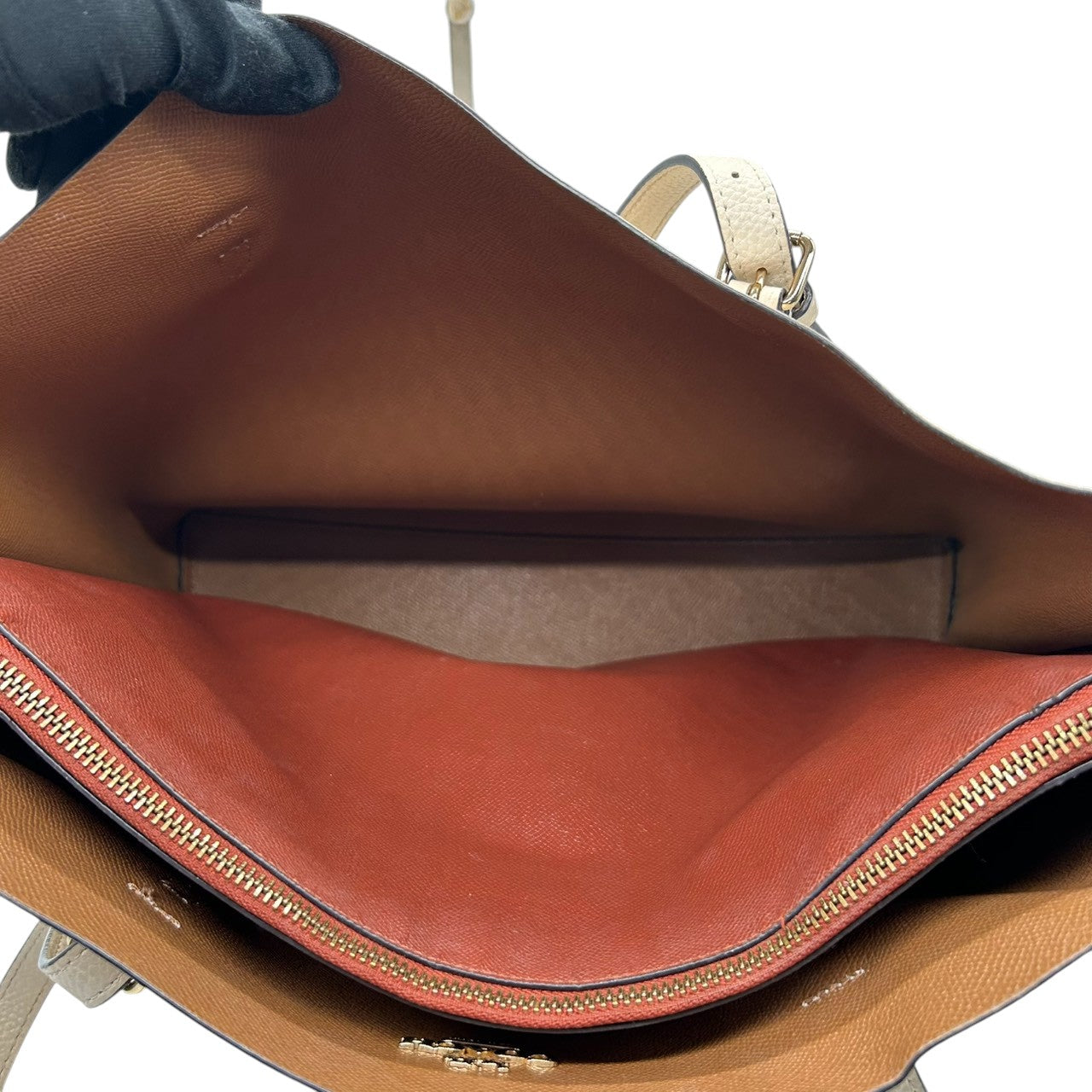 コーチ COACH マーケットトート 1671 レザー トートバッグ ショルダーバッグ A4ファイル収納可能 肩掛け可 通勤通学 ビジネス 大容量 自立可 ホワイト アイボリー レディース シンプル エレガント M2040-1671 s12