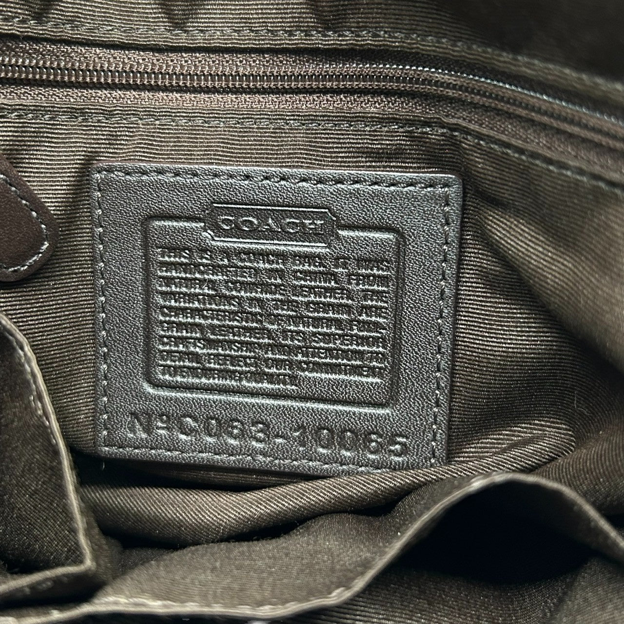 【希少】コーチ ショルダーバッグ 10065 レザー ブラウン スタッズ ビジュー ステッチ 斜め掛け可 A4収納可 メンズ レディース COACH メッセンジャーバッグ ビンテージ ウエスタンデザイン H0693-10065 s6