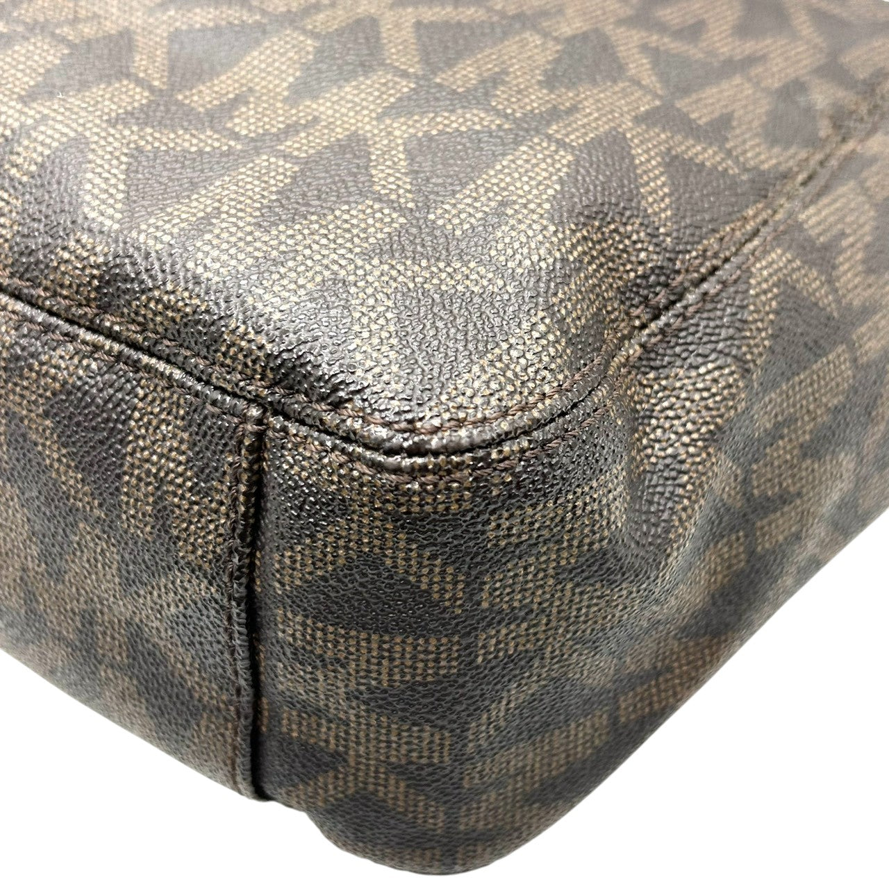 マイケルコース シグネチャー ワンショルダーバッグ PVC レザー ブラウン ゴールドチェーン MKチャーム 肩掛け レディース MICHAEL KORS ホーボーバッグ エレガント 通勤通学 フェミニン 人気モデル E10