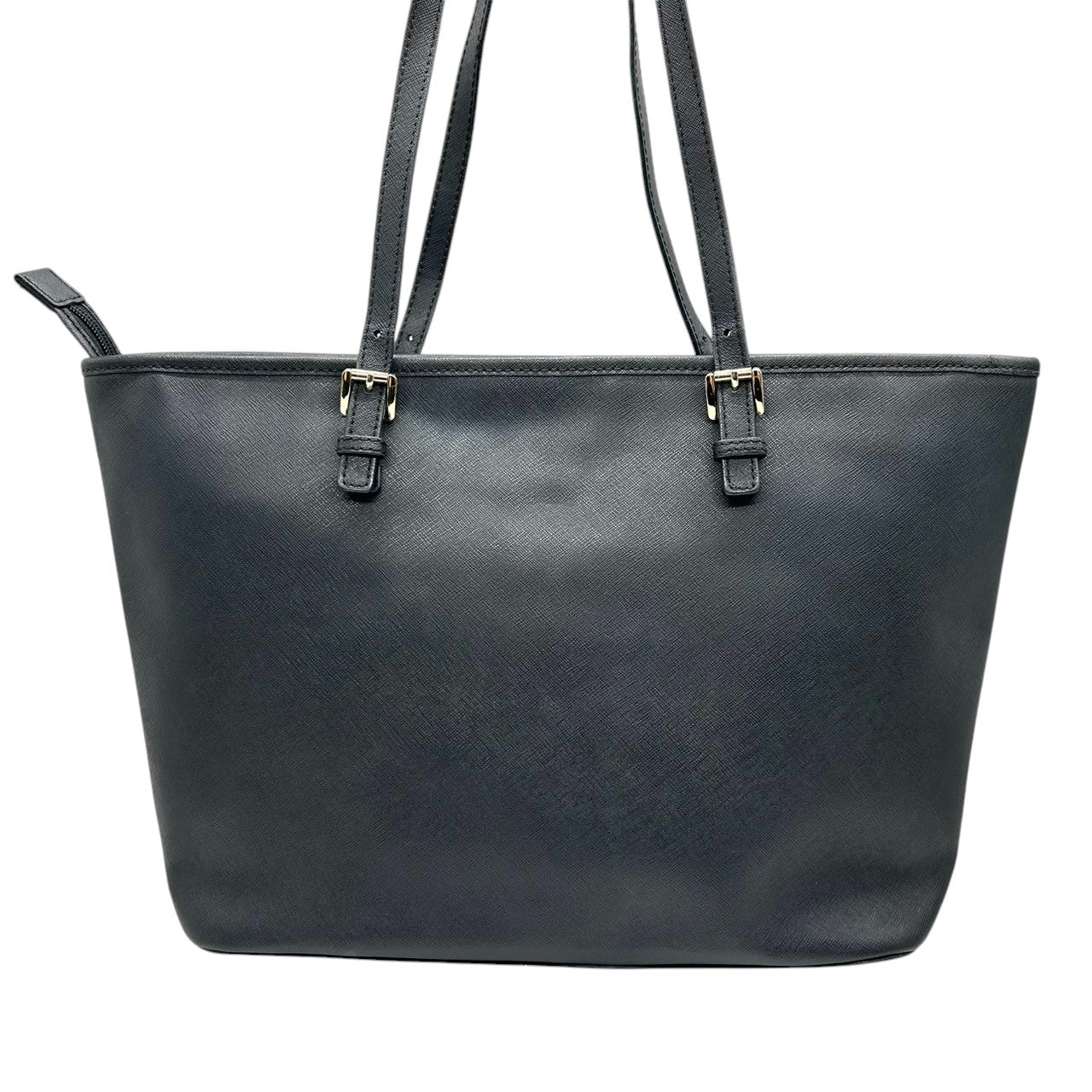 マイケルコース JET SET ITEM トートバッグ A4収納可 肩掛け PVCレザー ブラック レディース MICHAEL KORS ジェットセットアイテム 通勤通学 ビジネス 大容量 MKチャーム ゴールド金具 自立可 s12