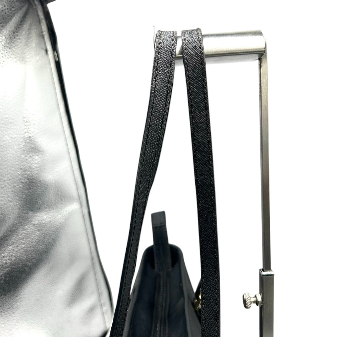 マイケルコース JET SET ITEM トートバッグ A4収納可 肩掛け PVCレザー ブラック レディース MICHAEL KORS ジェットセットアイテム 通勤通学 ビジネス 大容量 MKチャーム ゴールド金具 自立可 s12