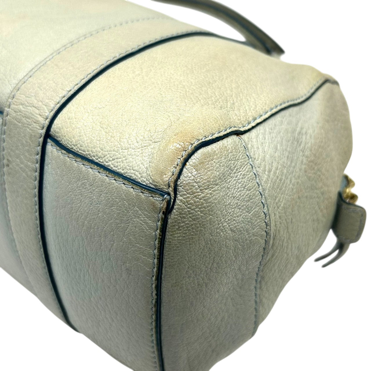 トリーバーチ 2WAY ハンドバッグ ショルダーバッグ ミニボストンバッグ レザー 本革 ライトグリーン ブルー レディース TORY BURCH 斜め掛け可 クロスボディ ダブルTロゴ エレガント クラシックデザイン バイカラー s84