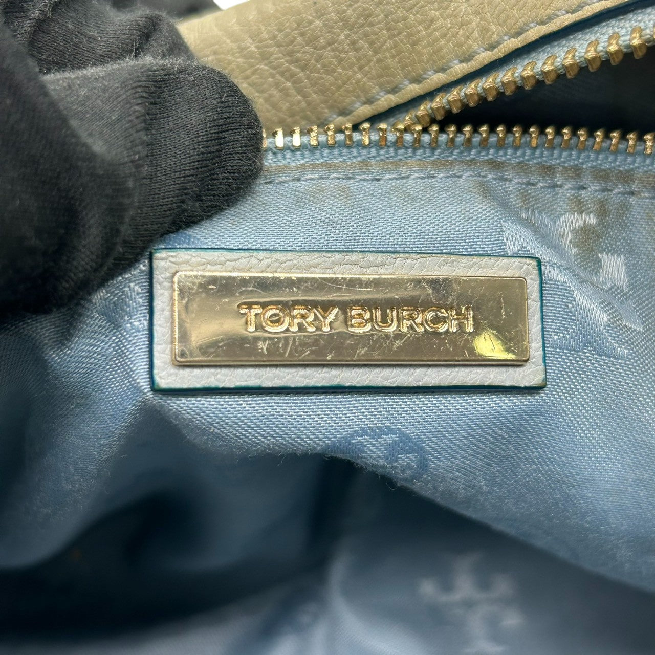 トリーバーチ 2WAY ハンドバッグ ショルダーバッグ ミニボストンバッグ レザー 本革 ライトグリーン ブルー レディース TORY BURCH 斜め掛け可 クロスボディ ダブルTロゴ エレガント クラシックデザイン バイカラー s84