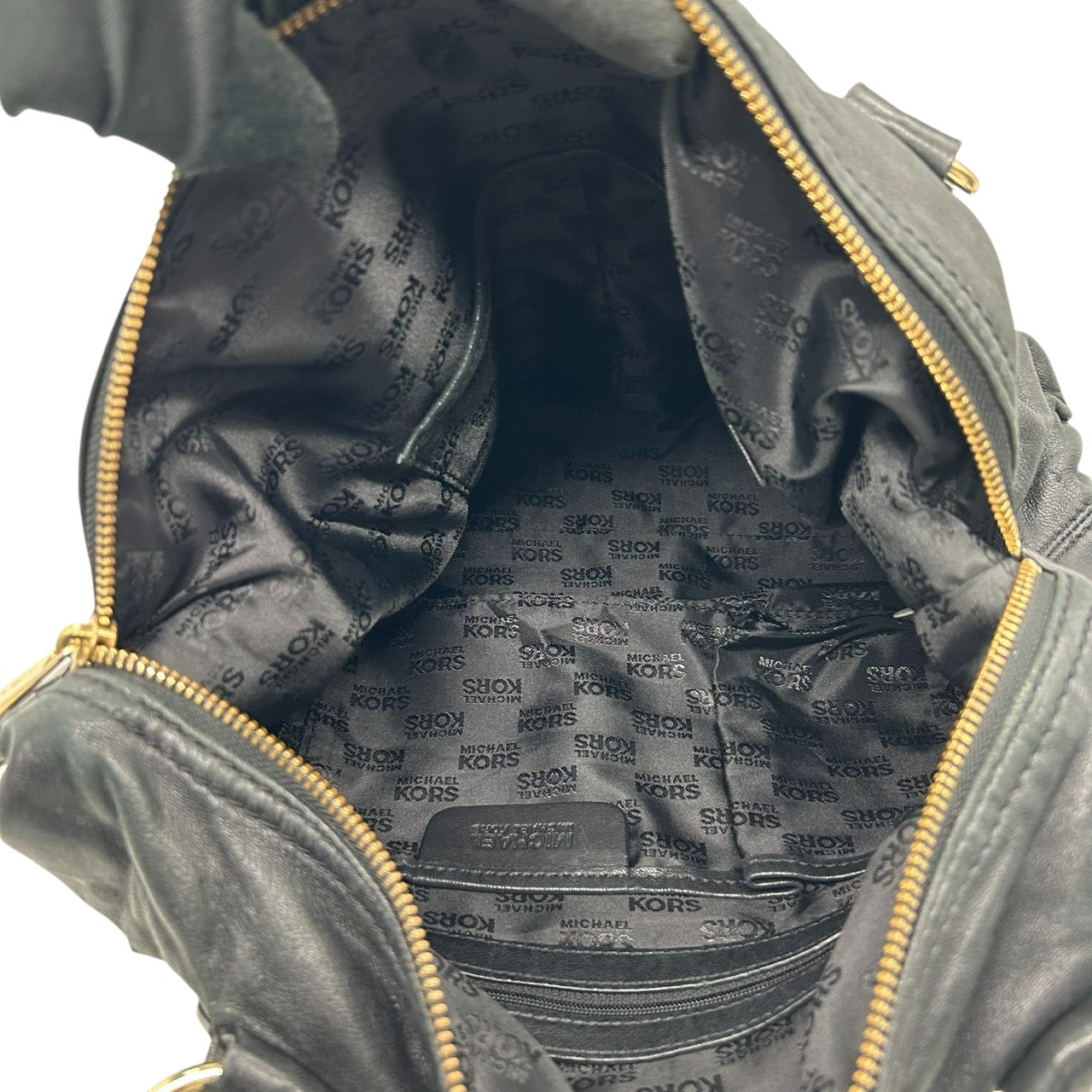 マイケルコース 2WAY ハンドバッグ ショルダーバッグ レザー 本革 ブラック 編み込みハンドル レディース 斜め掛け可 MICHAEL KORS ミニボストン ゴールド金具 ロゴプレート エレガント フェミニン 通勤通学デザイン U6