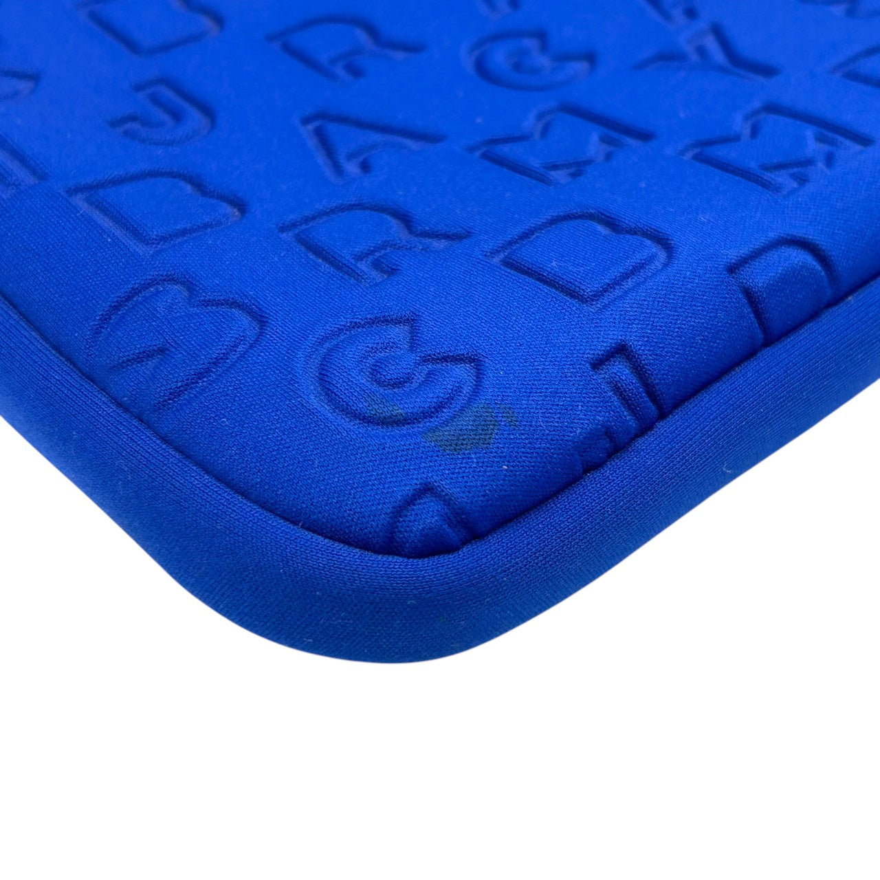 マークバイマークジェイコブス PCケース パソコンケース ナイロン ブルー ロゴ総柄 エンボス タブレットケース クラッチバッグ メンズ レディース MARC BY MARC JACOBS STANDARD SUPPLY WORKWEAR U6