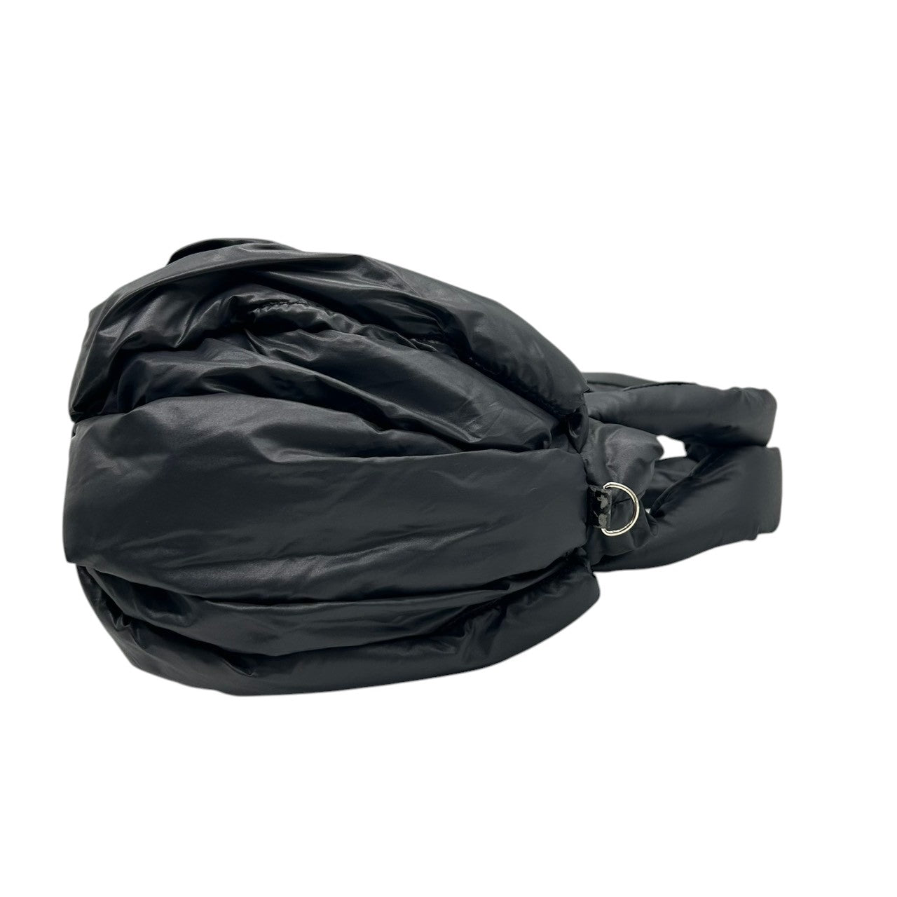 【美品】シーバイクロエ ジョイライダー 2WAY ハンドバッグ ナイロン ブラック レディース 斜め掛け可 大容量 軽量 SEE BY CHLOE JOY RIDER ふんわり パデッドバッグ (ショルダーストラップ社外品) U5