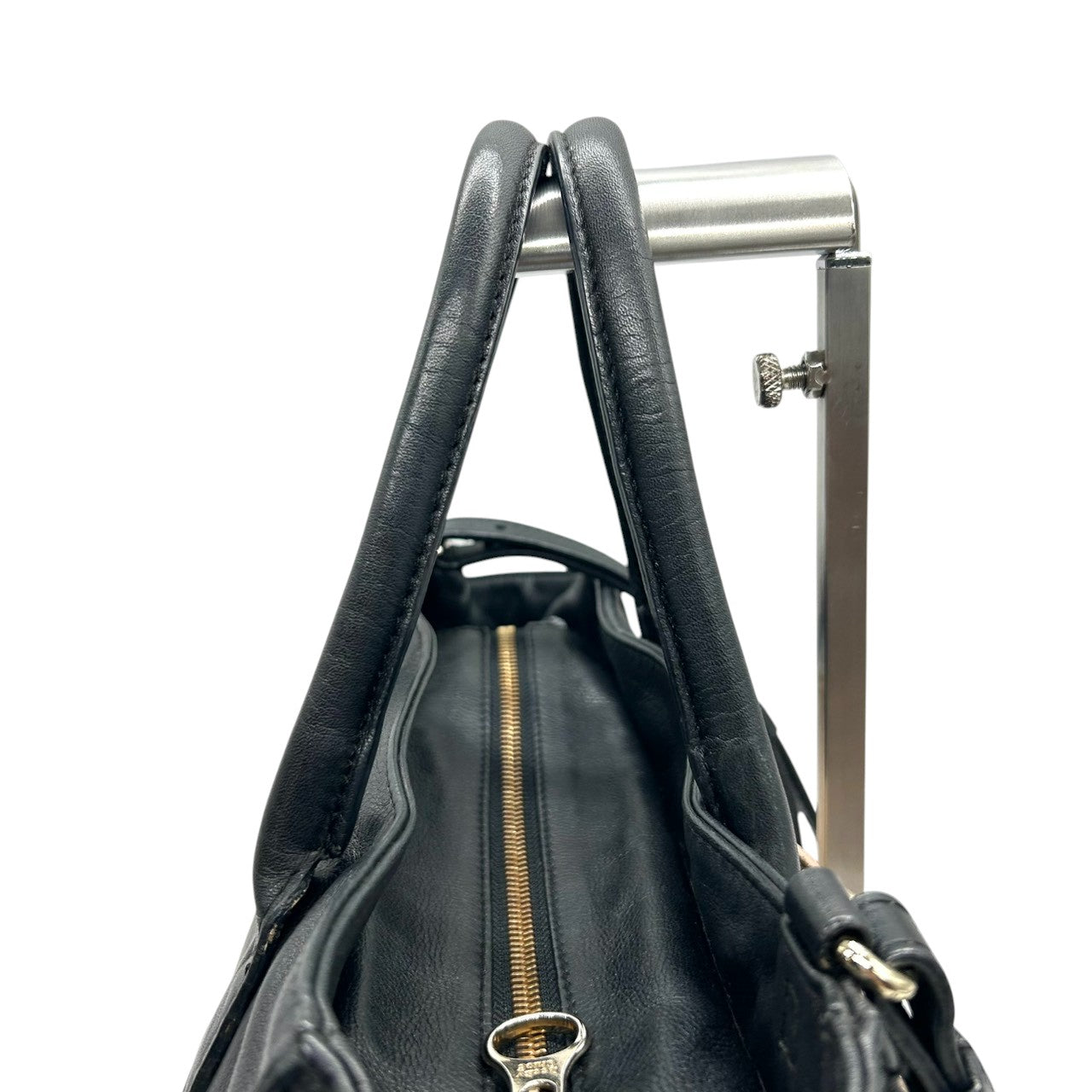 シーバイクロエ APRIL 2WAY ハンドバッグ ショルダーバッグ レザー バイカラー A4可 レディース 斜め掛け可 SEE BY CHLOE ブラック ベージュ 大容量 ロゴプレート 通勤通学 エレガント 自立可 U7