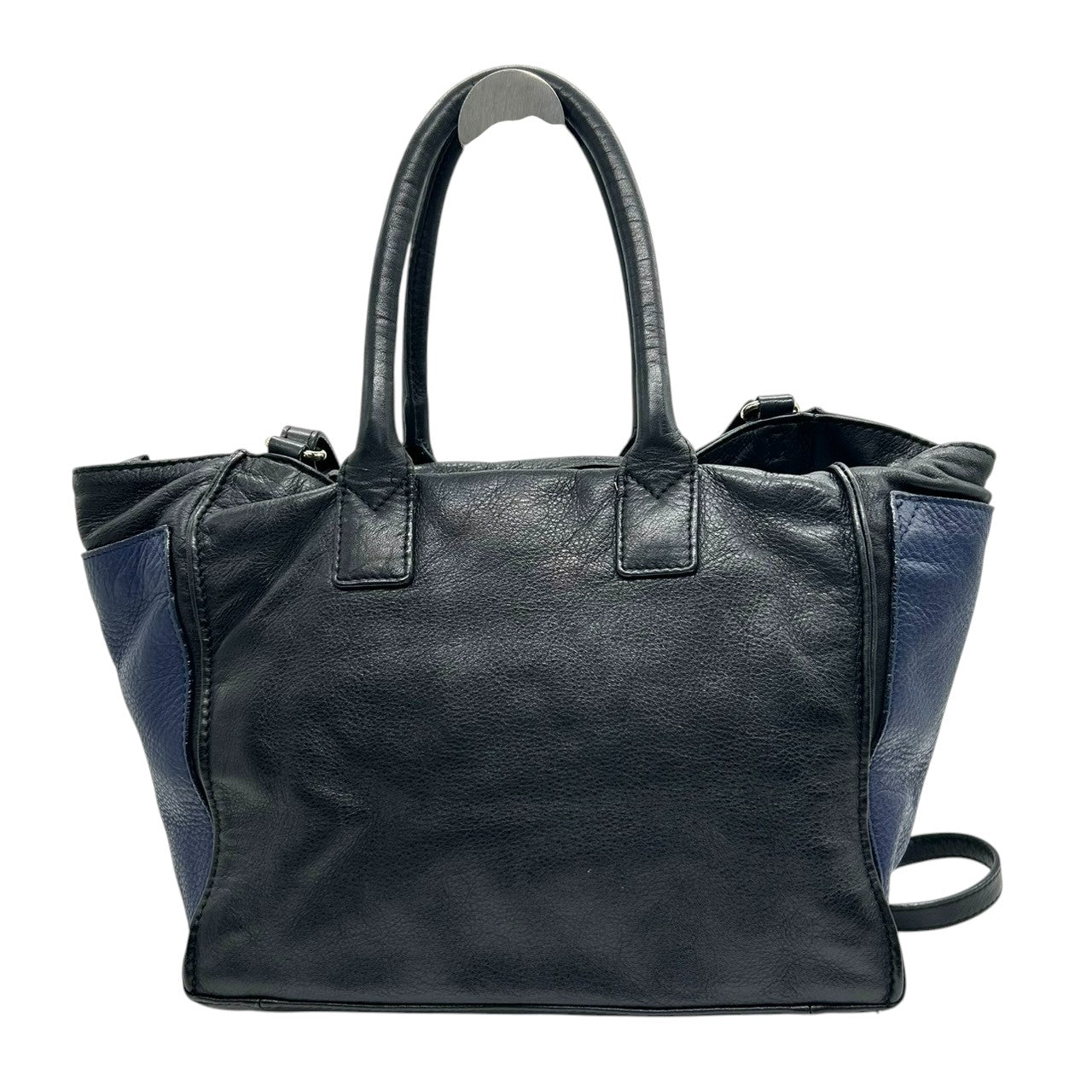 シーバイクロエ APRIL 2WAY ハンドバッグ ショルダーバッグ レザー トリコロール A4可 レディース 斜め掛け可 SEE BY CHLOE ブラック ベージュ ブルー 大容量 ロゴプレート 通勤通学 エレガント 自立可 U9