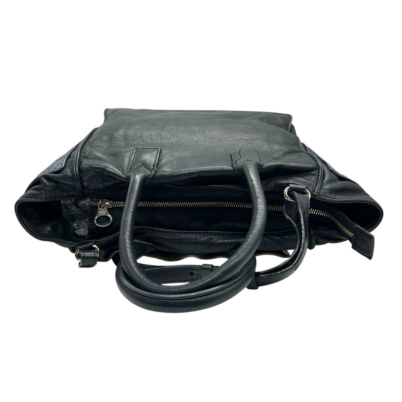 シーバイクロエ APRIL 2WAY ハンドバッグ ショルダーバッグ レザー トリコロール A4可 レディース 斜め掛け可 SEE BY CHLOE ブラック ベージュ ブルー 大容量 ロゴプレート 通勤通学 エレガント 自立可 U9