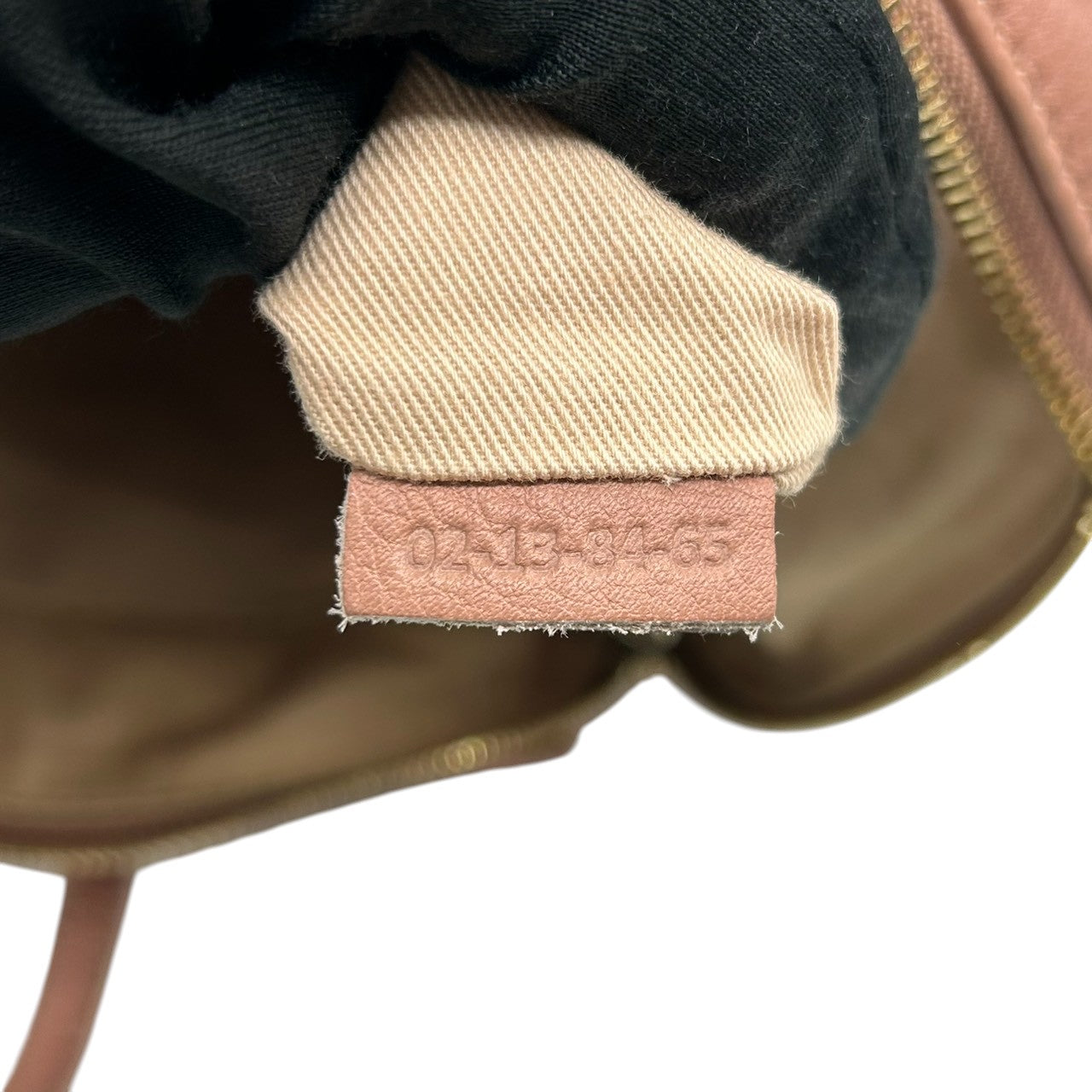 【美品】シーバイクロエ APRIL 2WAY ハンドバッグ ショルダーバッグ レザー バイカラー ピンクベージュ レディース 斜め掛け可 SEE BY CHLOE エイプリル ロゴプレート エレガント フェミニン コンパクトデザイン U9