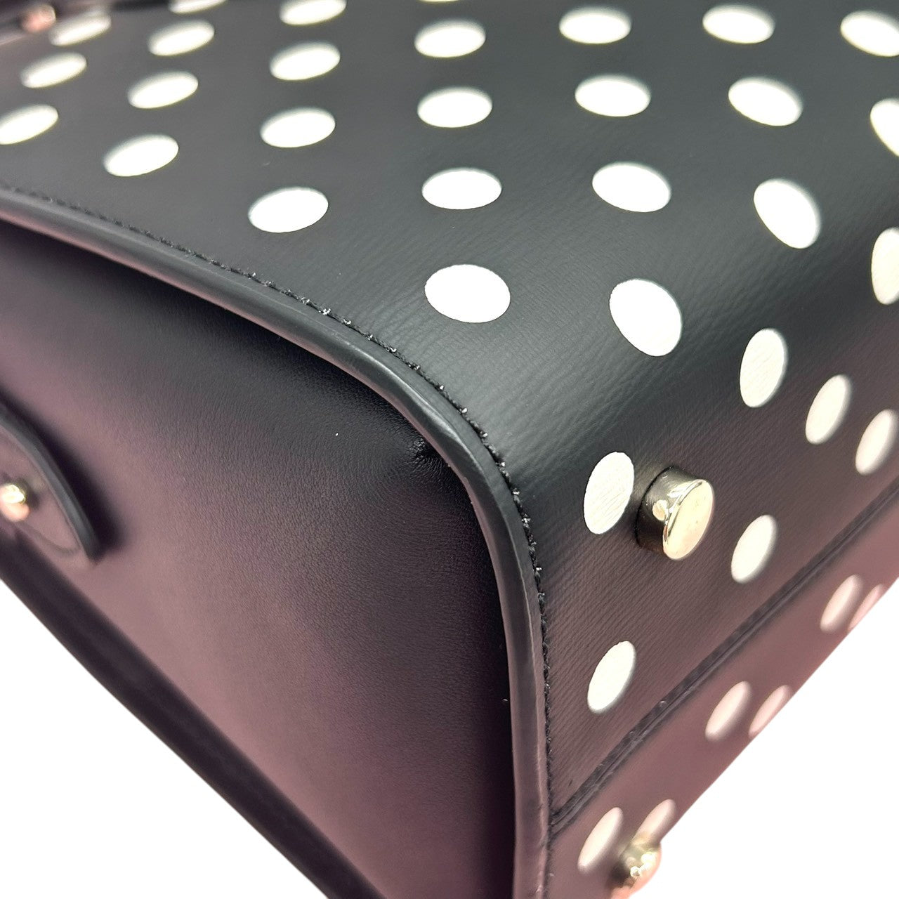 【未使用級／極美品】ケイトスペード ディズニー ミニーマウス コラボ 2WAY ハンドバッグ WKRU6606 ドット柄 レディース 斜め掛け可 自立可 kate spade new york x Disney ショルダーバッグ 限定 希少 H