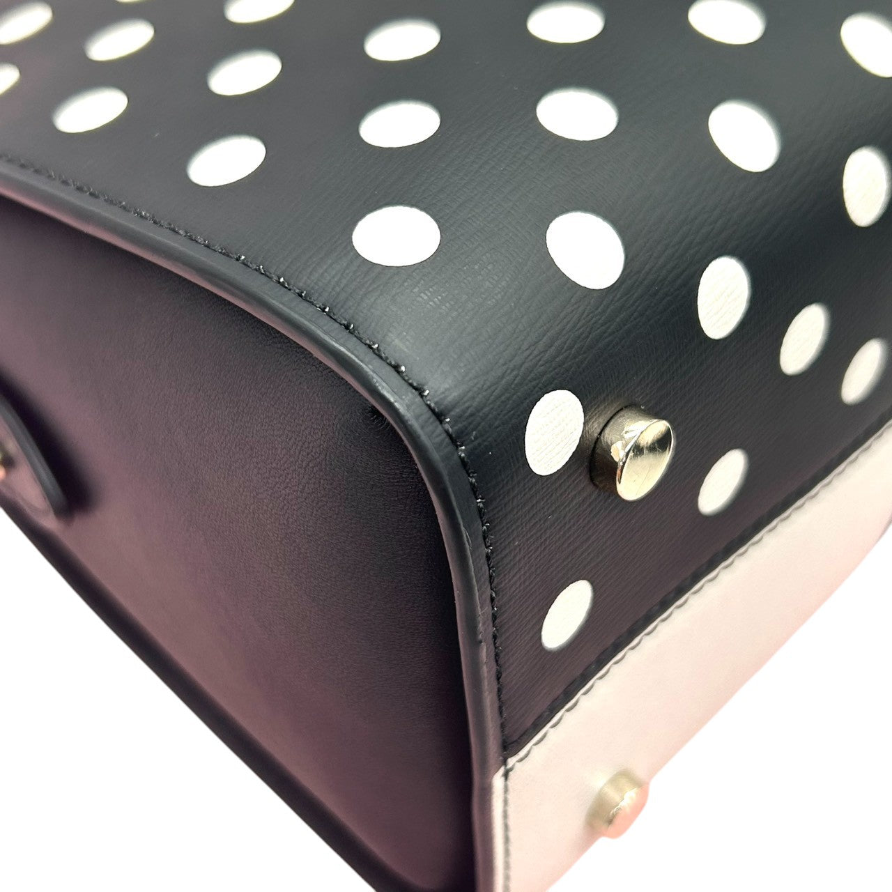 【未使用級／極美品】ケイトスペード ディズニー ミニーマウス コラボ 2WAY ハンドバッグ WKRU6606 ドット柄 レディース 斜め掛け可 自立可 kate spade new york x Disney ショルダーバッグ 限定 希少 H