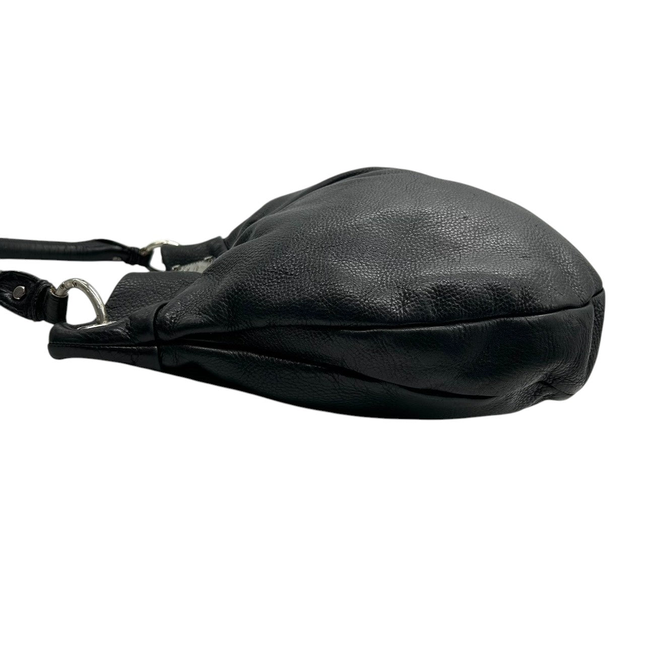 マークバイマークジェイコブス 2WAY ハンドバッグ ショルダーバッグ レザー 本革 ブラック レディース STANDARD SUPPLY 斜め掛け可 肩掛け可 A4収納可 大容量 ギャザーデザイン ホーボーバッグ エレガント 人気モデル s30