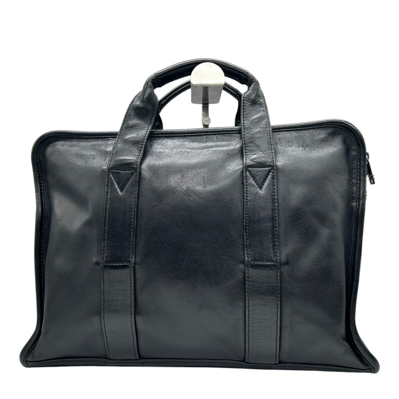 トゥミ TUMI ビジネスバッグ ブリーフケース ハンドバッグ 907D3 高級 レザー 本革 ナッパレザー A4 PC収納可 ラップトップケース ブラック 黒 メンズ 紳士 通勤 ビジネス スタイリッシュ スリム 薄型 フォーマル エレガント 高耐久 X3