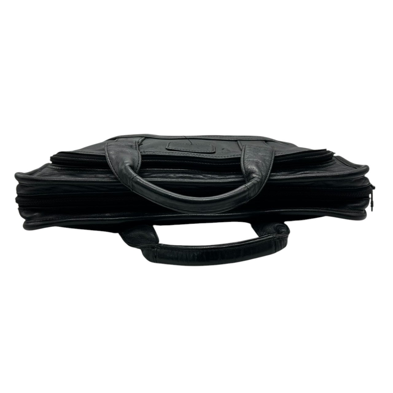 トゥミ TUMI ビジネスバッグ ブリーフケース ハンドバッグ 907D3 高級 レザー 本革 ナッパレザー A4 PC収納可 ラップトップケース ブラック 黒 メンズ 紳士 通勤 ビジネス スタイリッシュ スリム 薄型 フォーマル エレガント 高耐久 X3