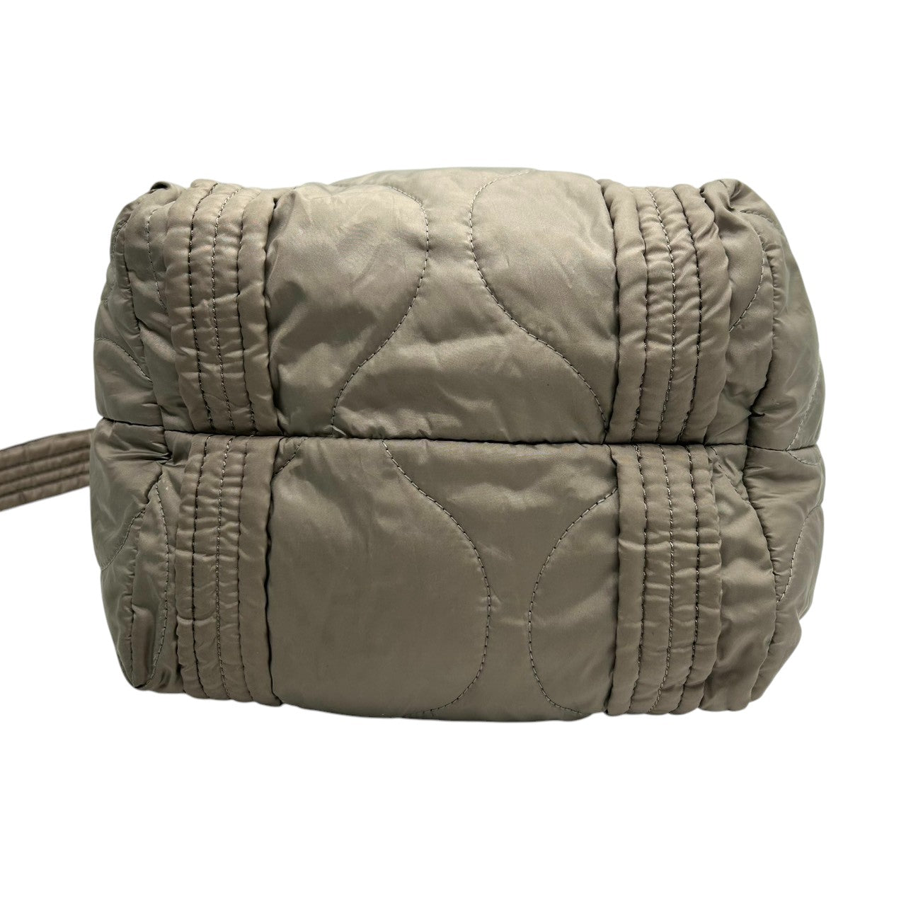 【美品】シーバイクロエ ジョイライダー トートバッグ ショルダーバッグ 2WAY キルティング ナイロン ロゴ A4収納可 大容量 斜め掛け可 軽量 レディース カジュアル フェミニン 通勤 通学 グリーン系 s97