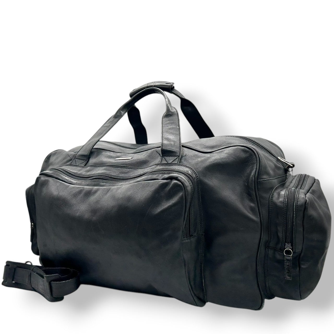 グッチ GUCCI ボストンバッグ 2WAY ショルダーバッグ ワンショルダー 斜め掛け可 大容量 旅行鞄 高級 上質 レザー 本革 ブラック 黒 メンズ レディース ユニセックス ヴィンテージ ビジネス 出張 ゴルフ X3