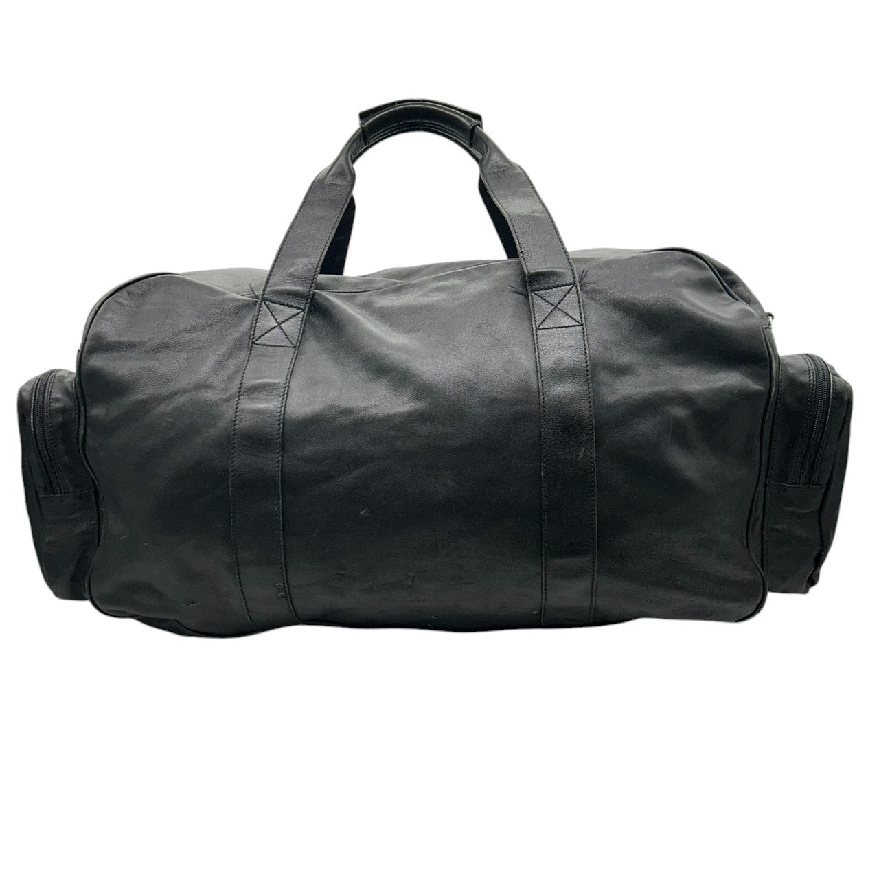 グッチ GUCCI ボストンバッグ 2WAY ショルダーバッグ ワンショルダー 斜め掛け可 大容量 旅行鞄 高級 上質 レザー 本革 ブラック 黒 メンズ レディース ユニセックス ヴィンテージ ビジネス 出張 ゴルフ X3