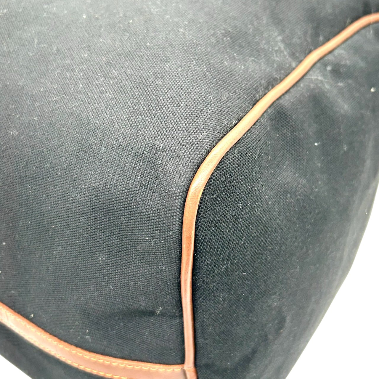 【美品】ティーアンソニー ボストンバッグ 2WAY ショルダーバッグ 斜め掛け可 大容量 旅行鞄 トラベル キャンバス レザー ブラック ブラウン メンズ レディース ユニセックス 出張 ゴルフ クラシック エレガント ネームタグ付き X3