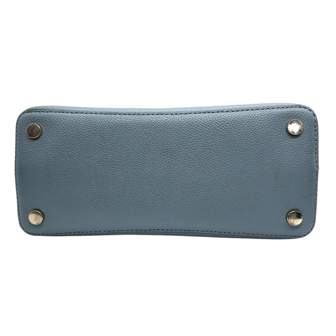 ケイトスペード ハンドバッグ トートバッグ レザー 本革 ペブルレザー ブルー くすみブルー ロゴプレート シルバー金具 レディース 通勤 通学 ビジネス フォーマル エレガント 大人かわいい 自立可 s70