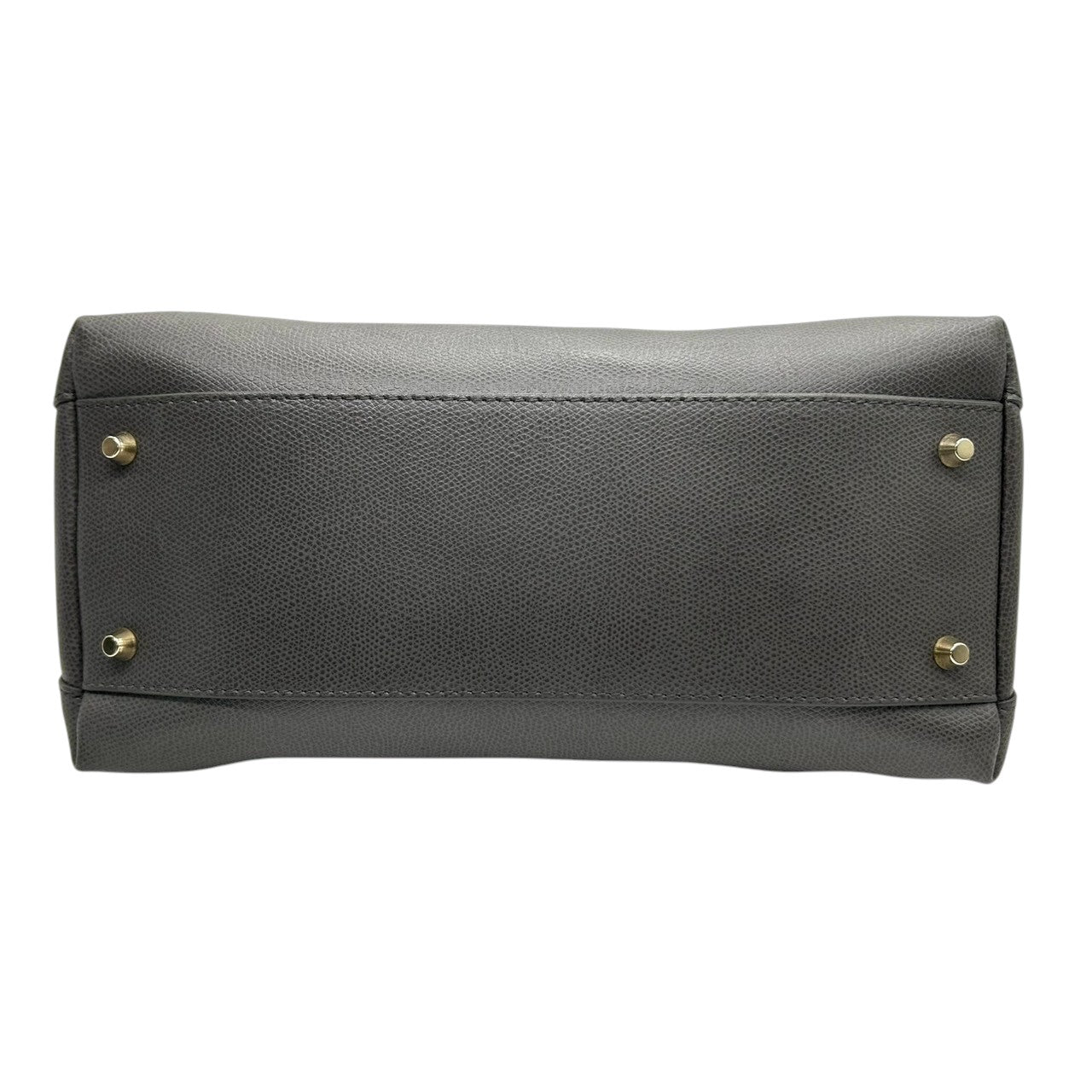 【訳あり】フルラ FURLA パイパー ハンドバッグ ドーム型 自立可 レザー サフィアーノ グレー ゴールド金具 カデナ 南京錠 レディース 通勤 通学 ビジネス フォーマル エレガント 上品 s77