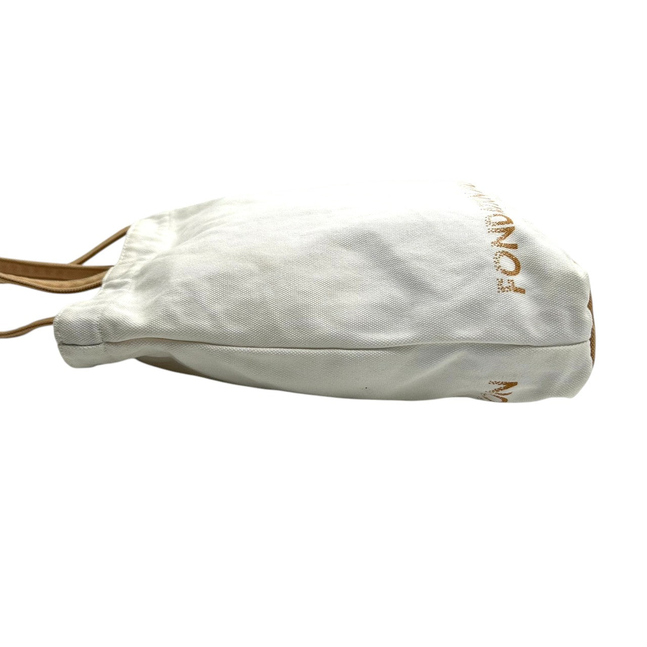 フォンダシオン ルイヴィトン FLV トートバッグ ワンショルダー A4収納可 キャンバス ホワイト ブラウン 限定品 美術館 FONDATION LOUIS VUITTON エコバッグ カジュアル メンズ レディース ユニセックス パリ s77