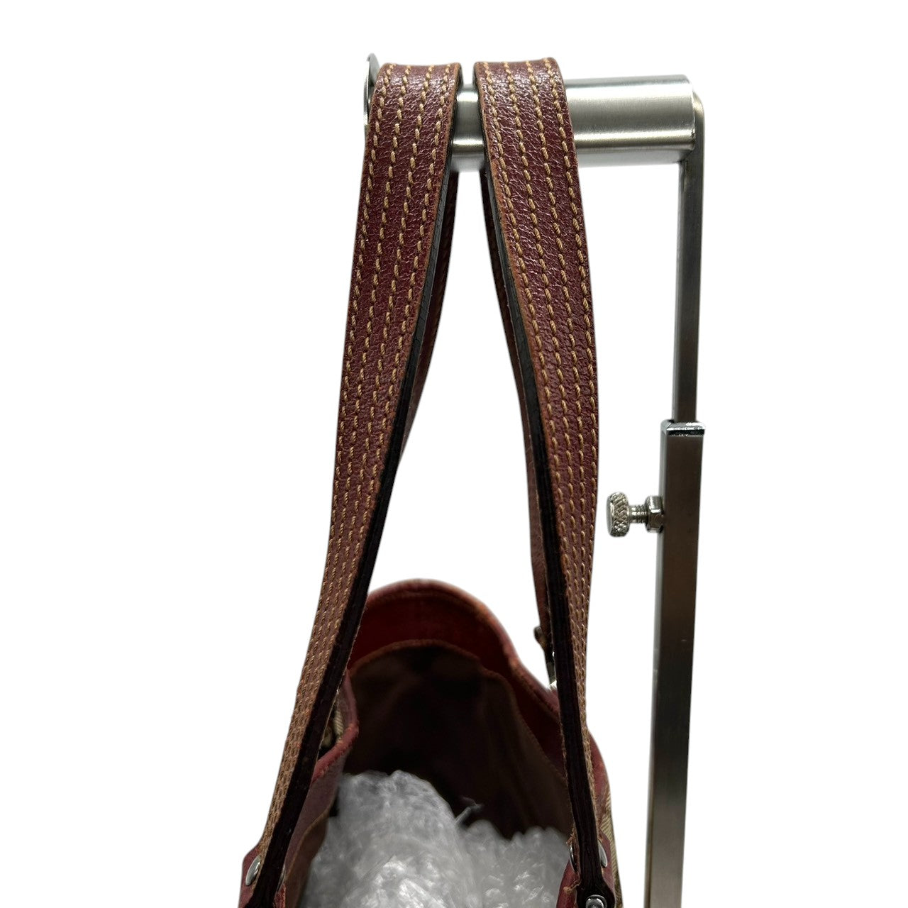 グッチ GUCCI GGキャンバス トートバッグ 113019 ハンドバッグ ワンショルダー 肩掛け可 レザー 本革 ブラウン レッド レディース 定番人気 ヴィンテージ クラシック オールドグッチ 通勤 通学 s5